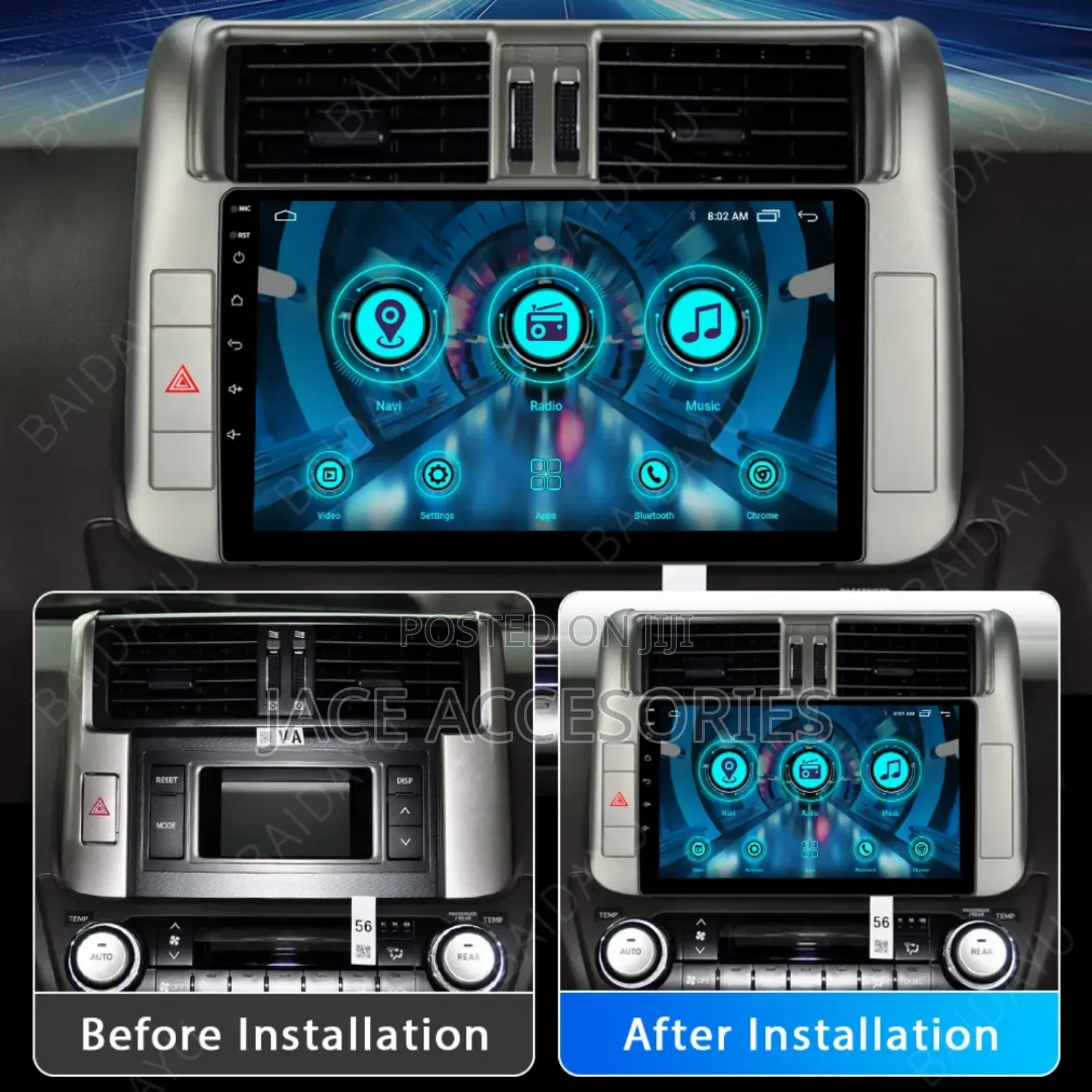 Premium Qled Screen Android Radio 7'/8'/9/10