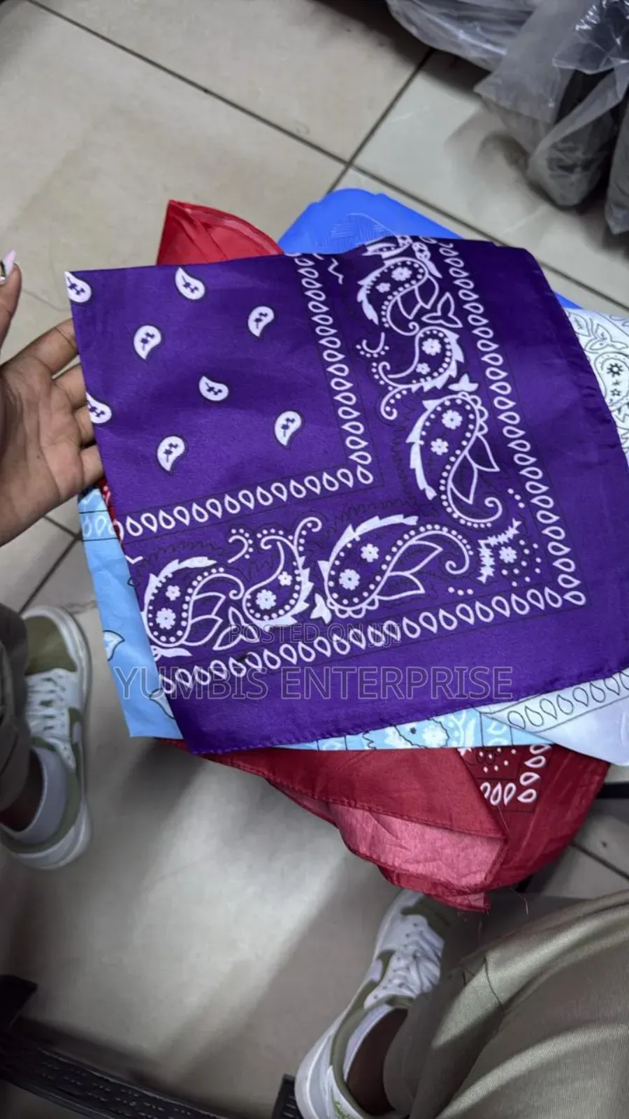 Colorful Bandanas Available