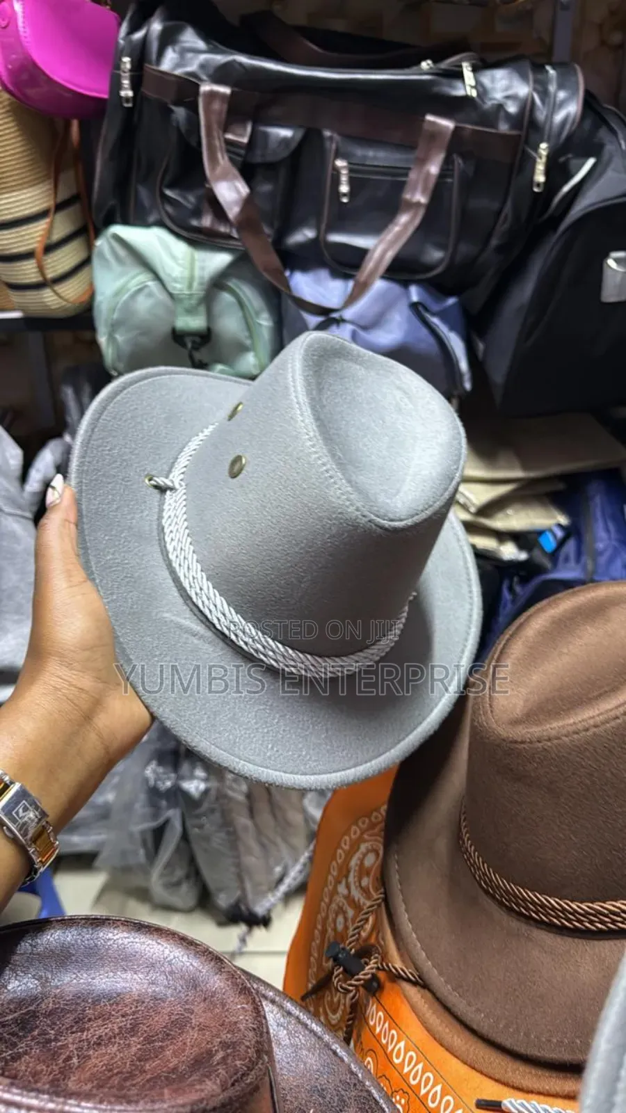Brown, Grey, Kid's CBC Events Cowboy Hats