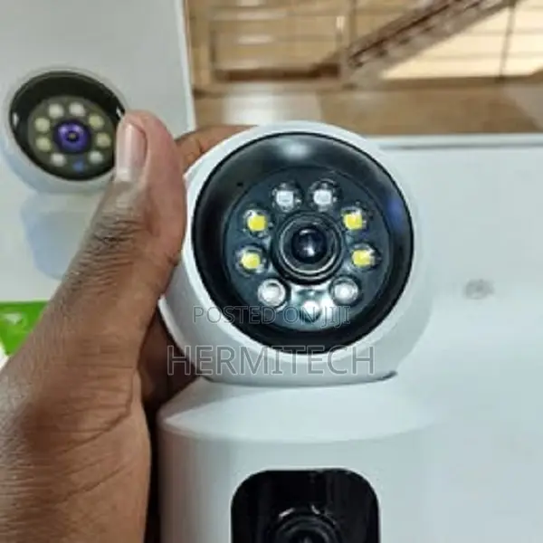 Dual Lens 2*2mp Home Ip Camera 2.4ghz Wifi Camera