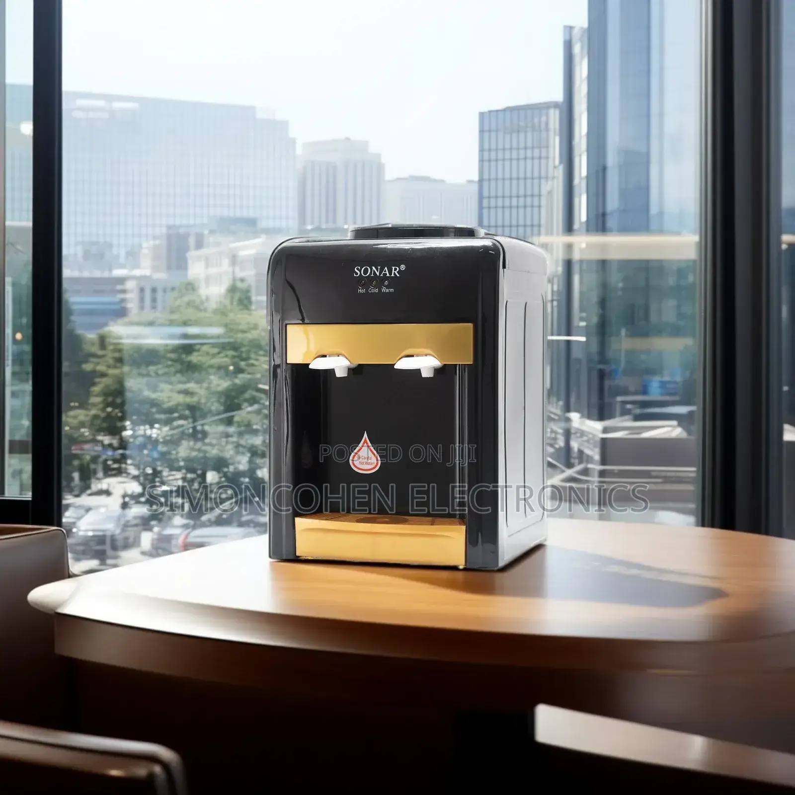 Sonar Table Top Dispenser Two Taps Hot And Cold