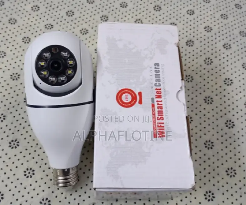 V380 Pro 2.0mp Smart Wireless Wifi Bulb Camera Night Vision