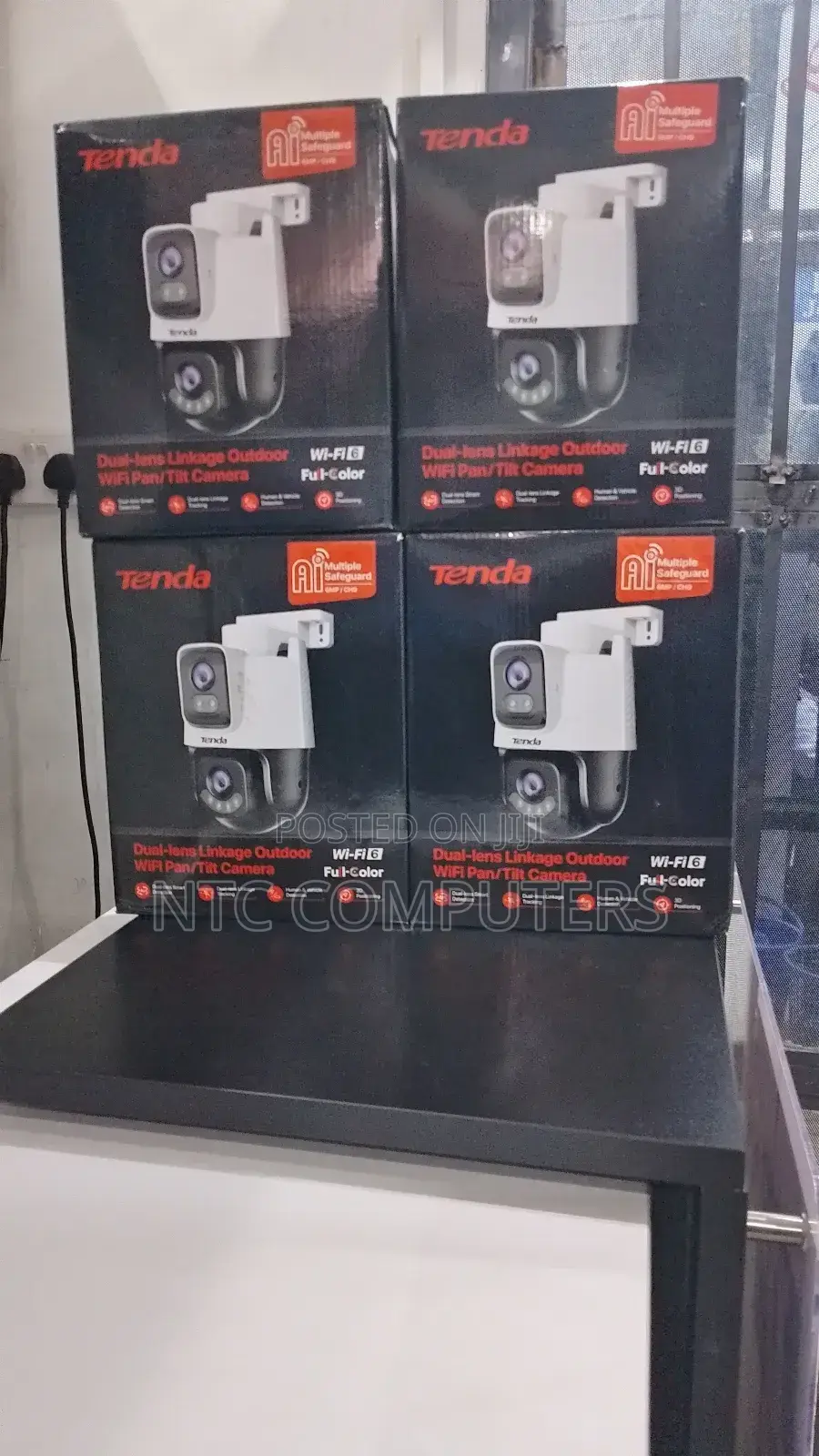 Tenda Ip Wifi Camera Ch9 Dual Lens 6mp Outdoor 30 Met