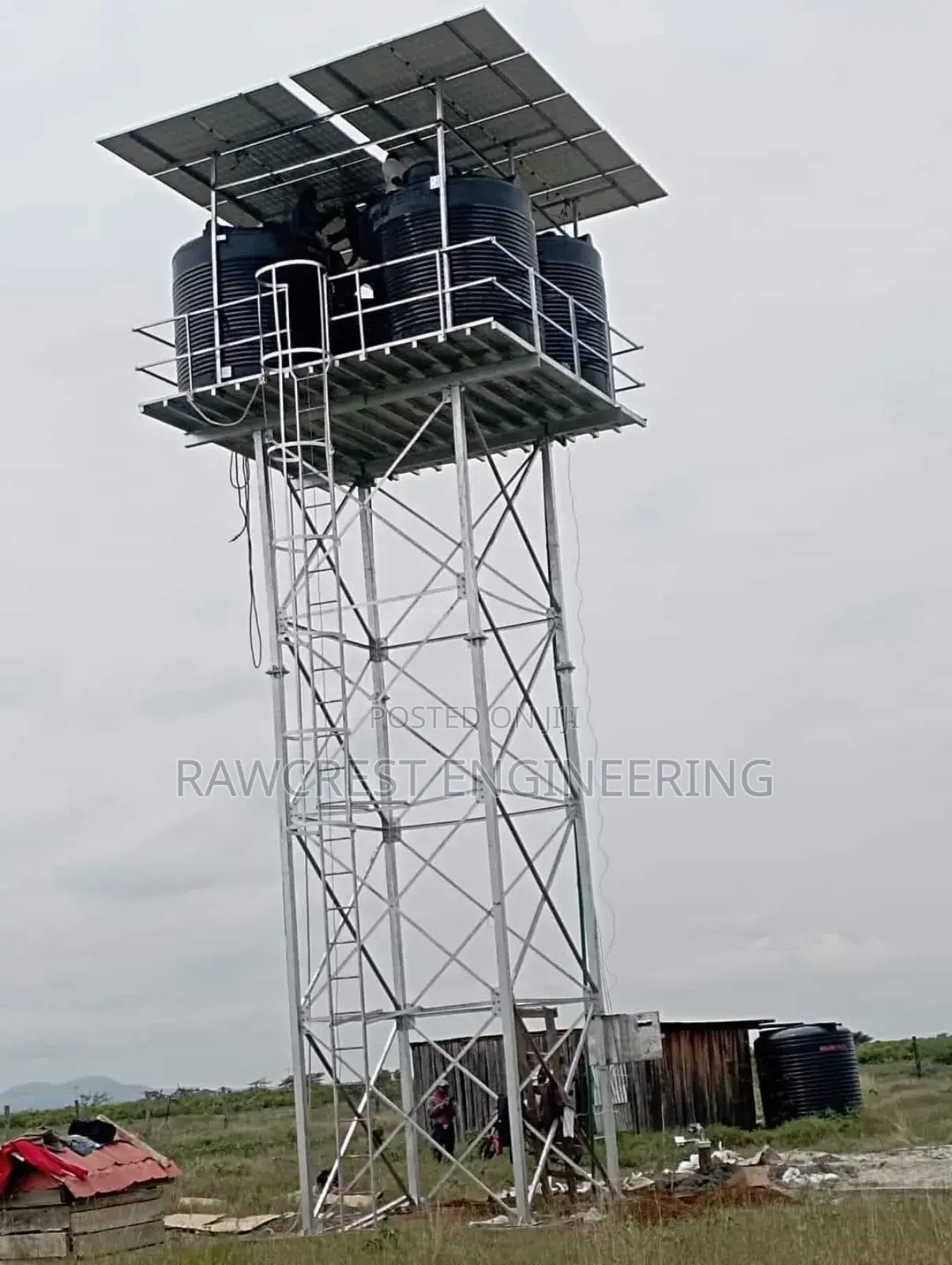 Steel Water Tower Construction
