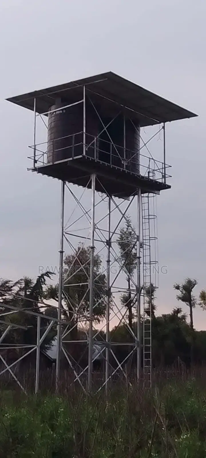Steel Water Tower Construction