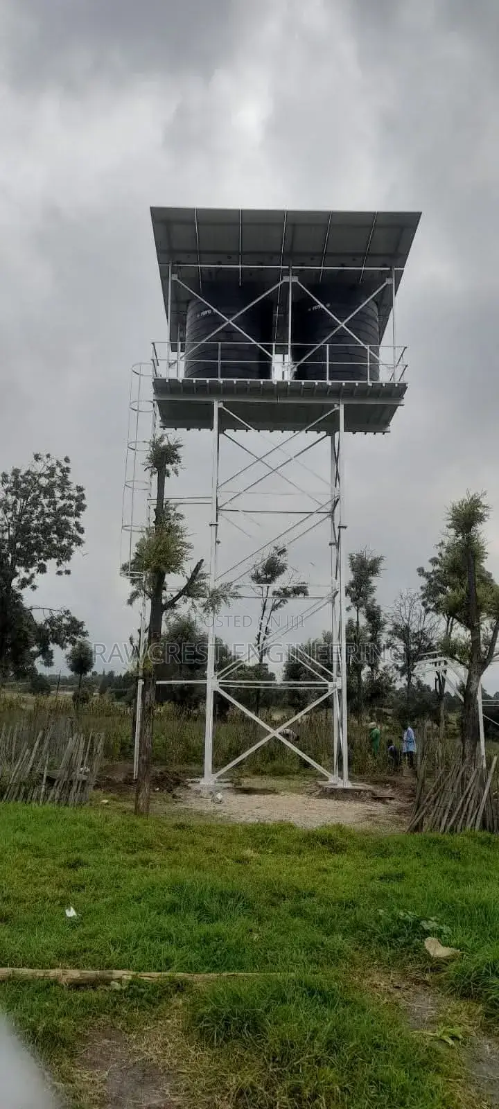Steel Water Tower Construction