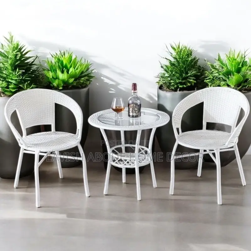Outdoor Table and 2 Chairs Set