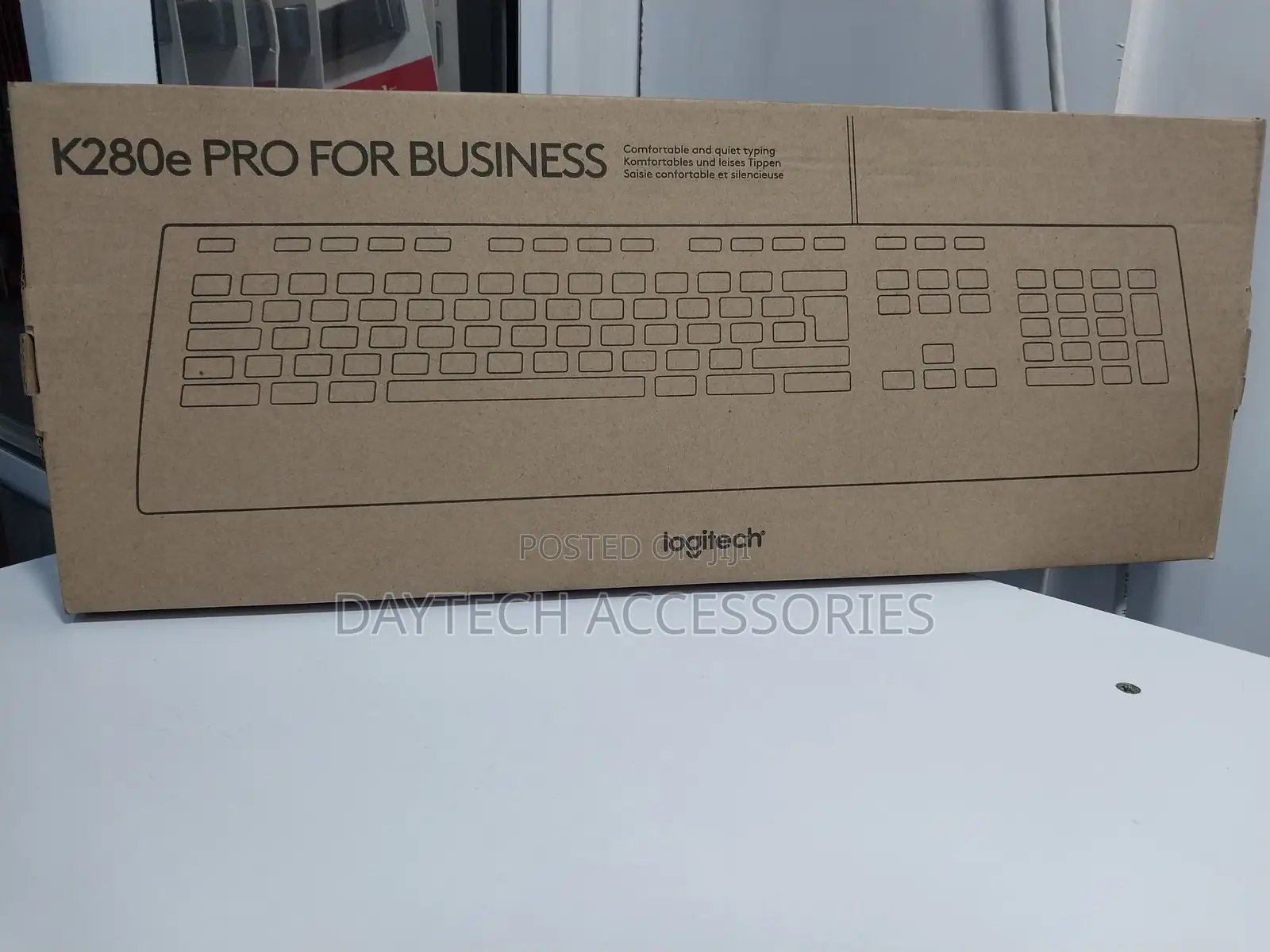 Logitech K280e Pro F/ Business Keyboard Office Usb