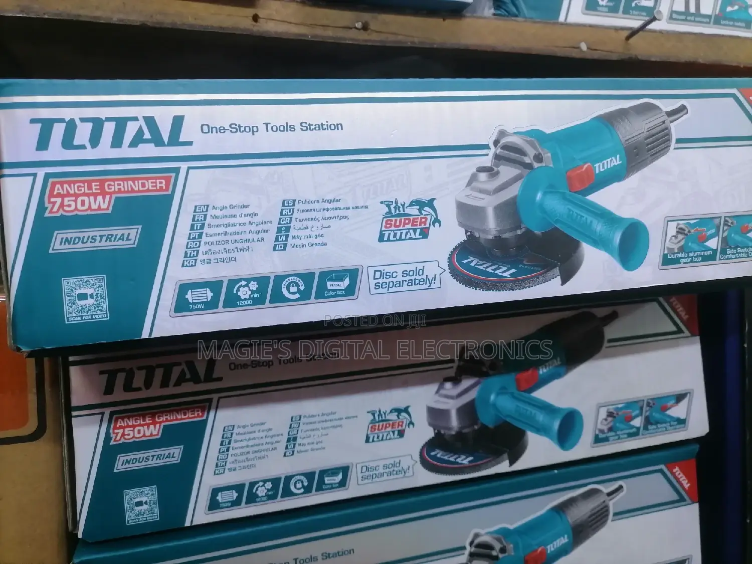Well Performing 750w Total Angle Grinder