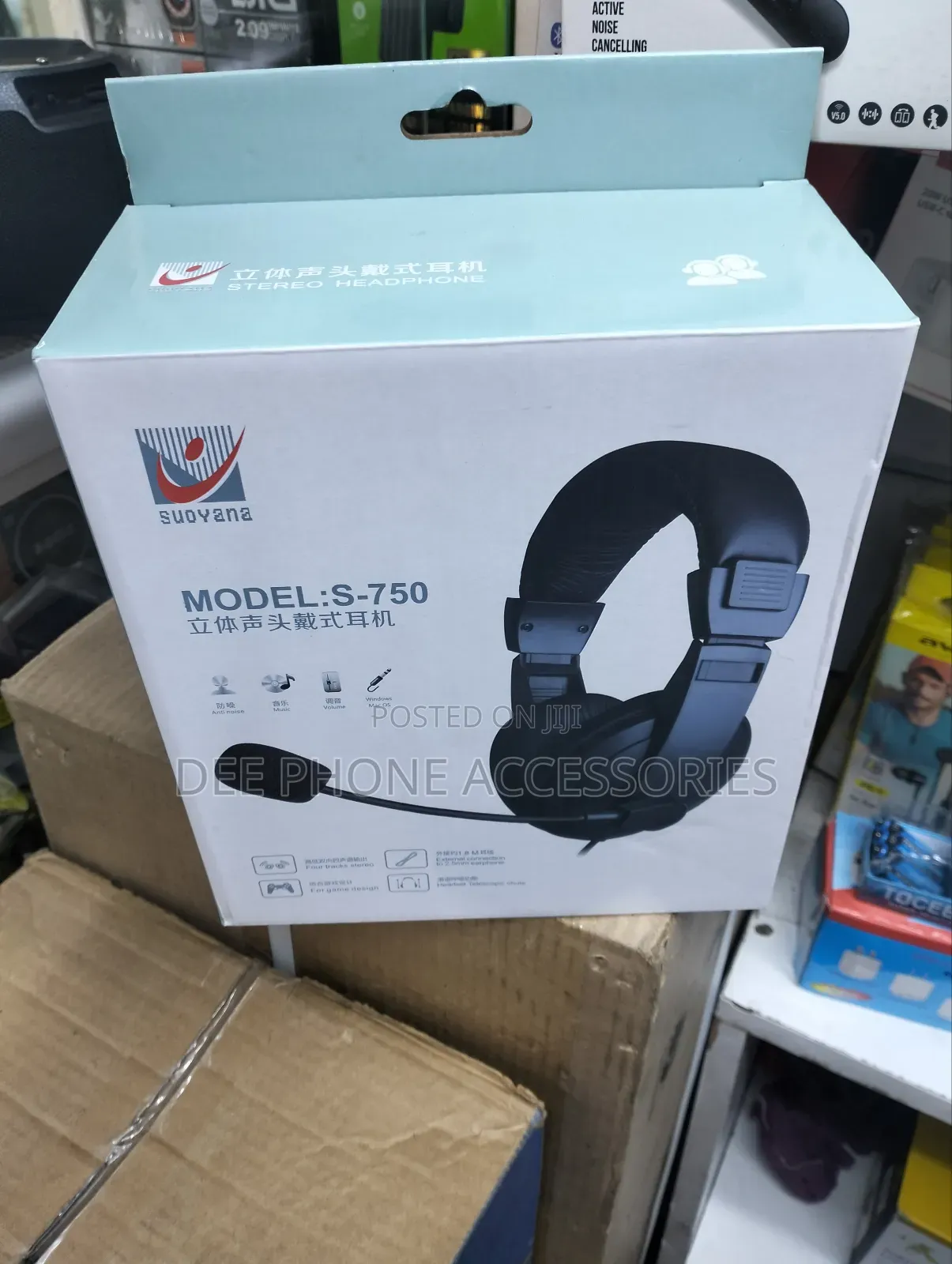 New Sayona S 750b Gaming Wired Headphones