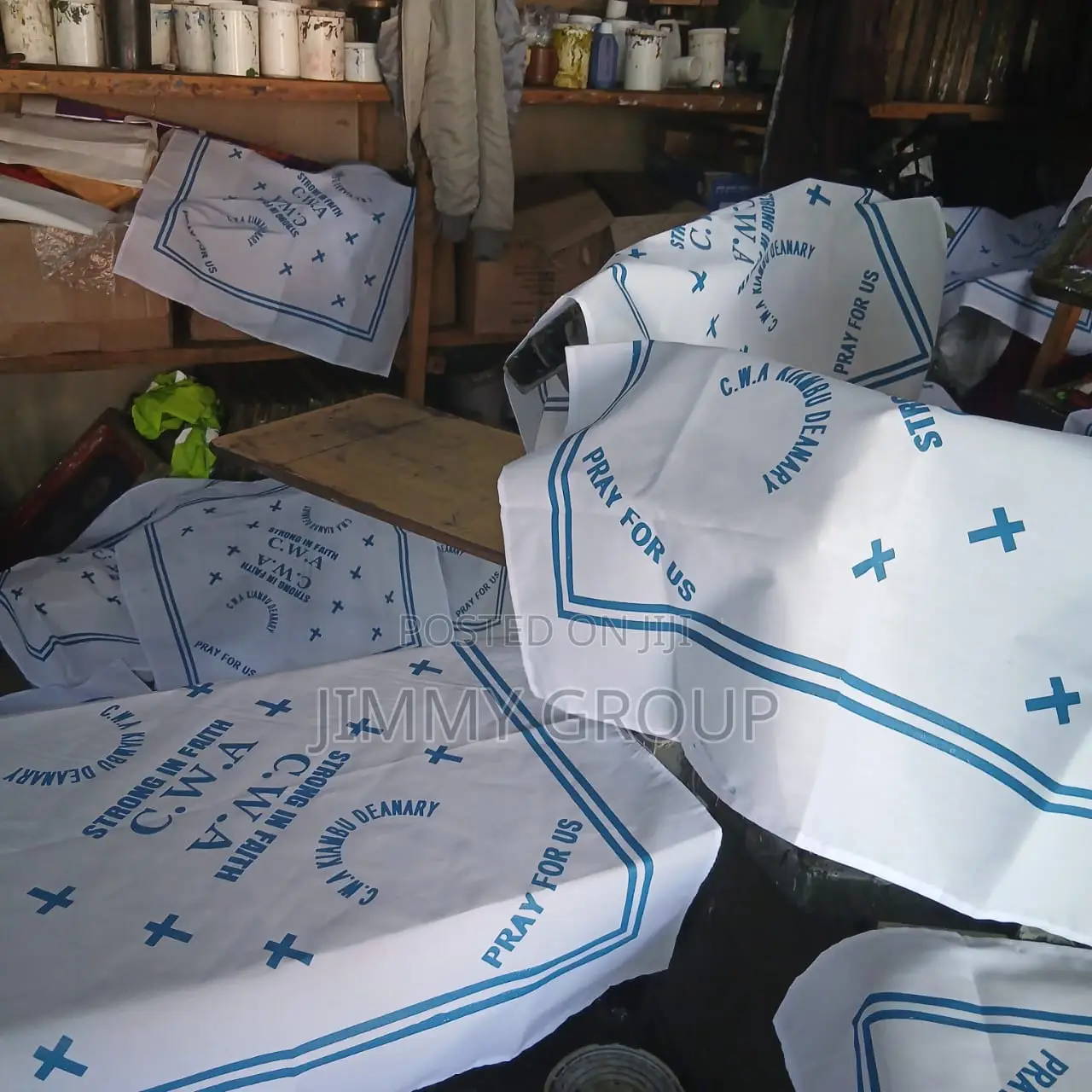 Bulk Church Vitambaa Printing