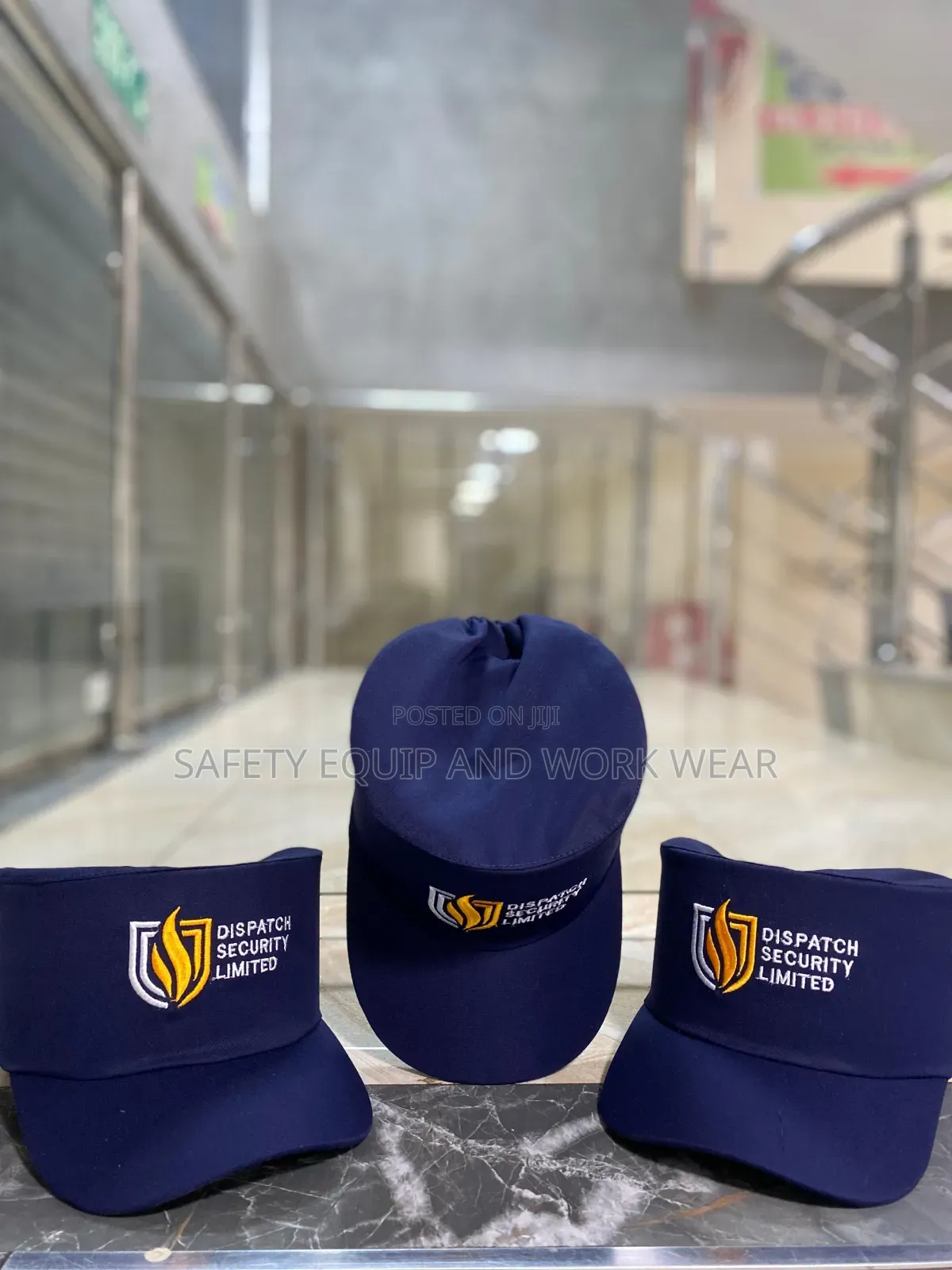 Security Guards Branded Cap, Sun Protection And Authority
