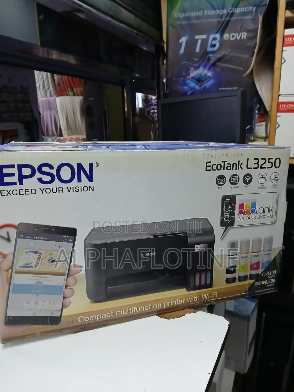 High Printing Resolution With L3250 Ecotank Colour Printing