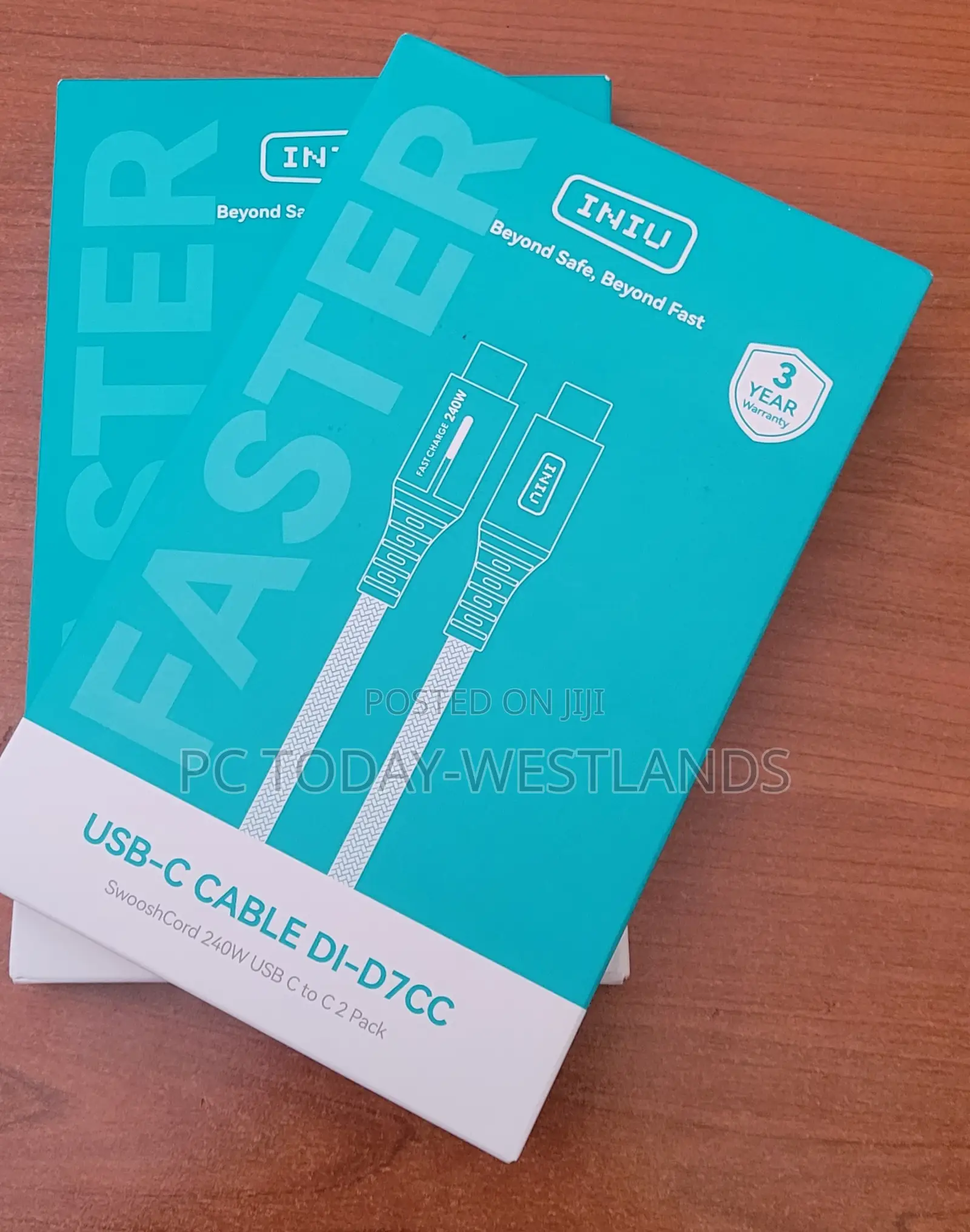 Iniu Usb C to Usb C Cable, 240w Fast Charging 6.6ft
