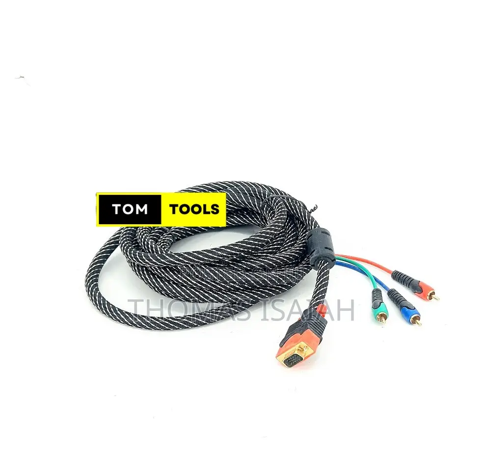 5m Vga to Rca Heavy Duty Armored Cable