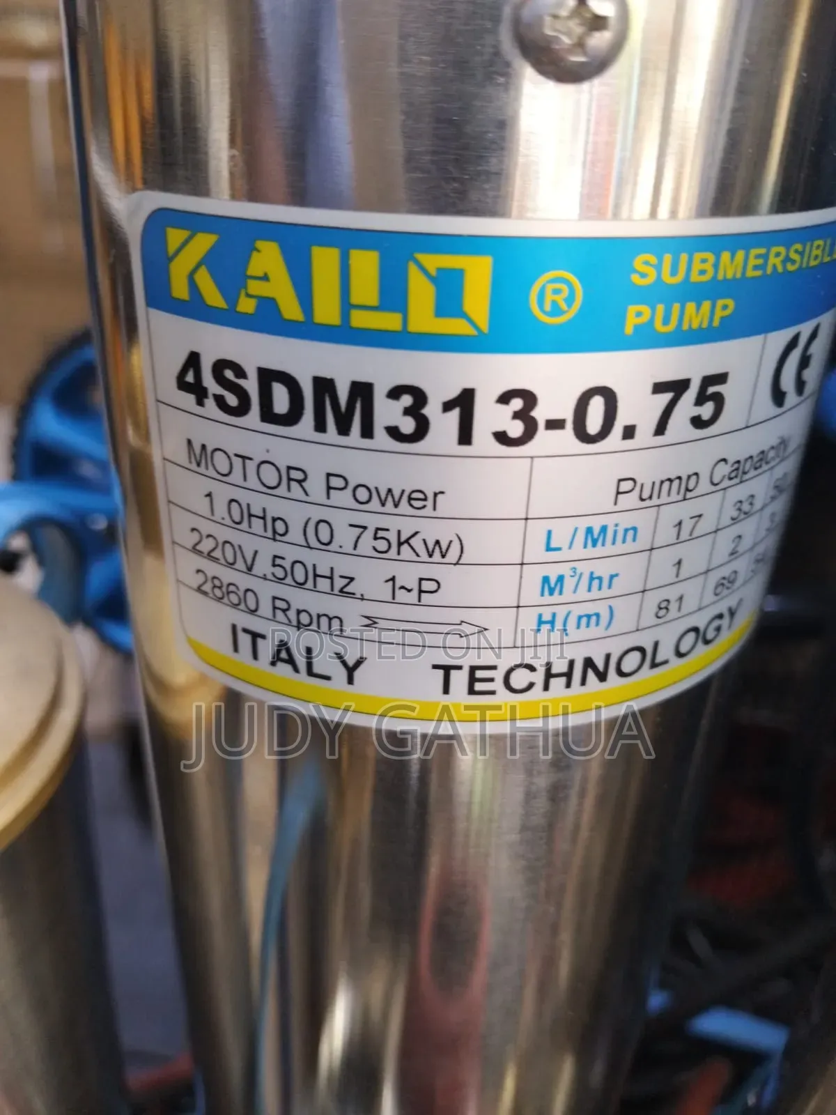Kailo Submersible 1hp Original