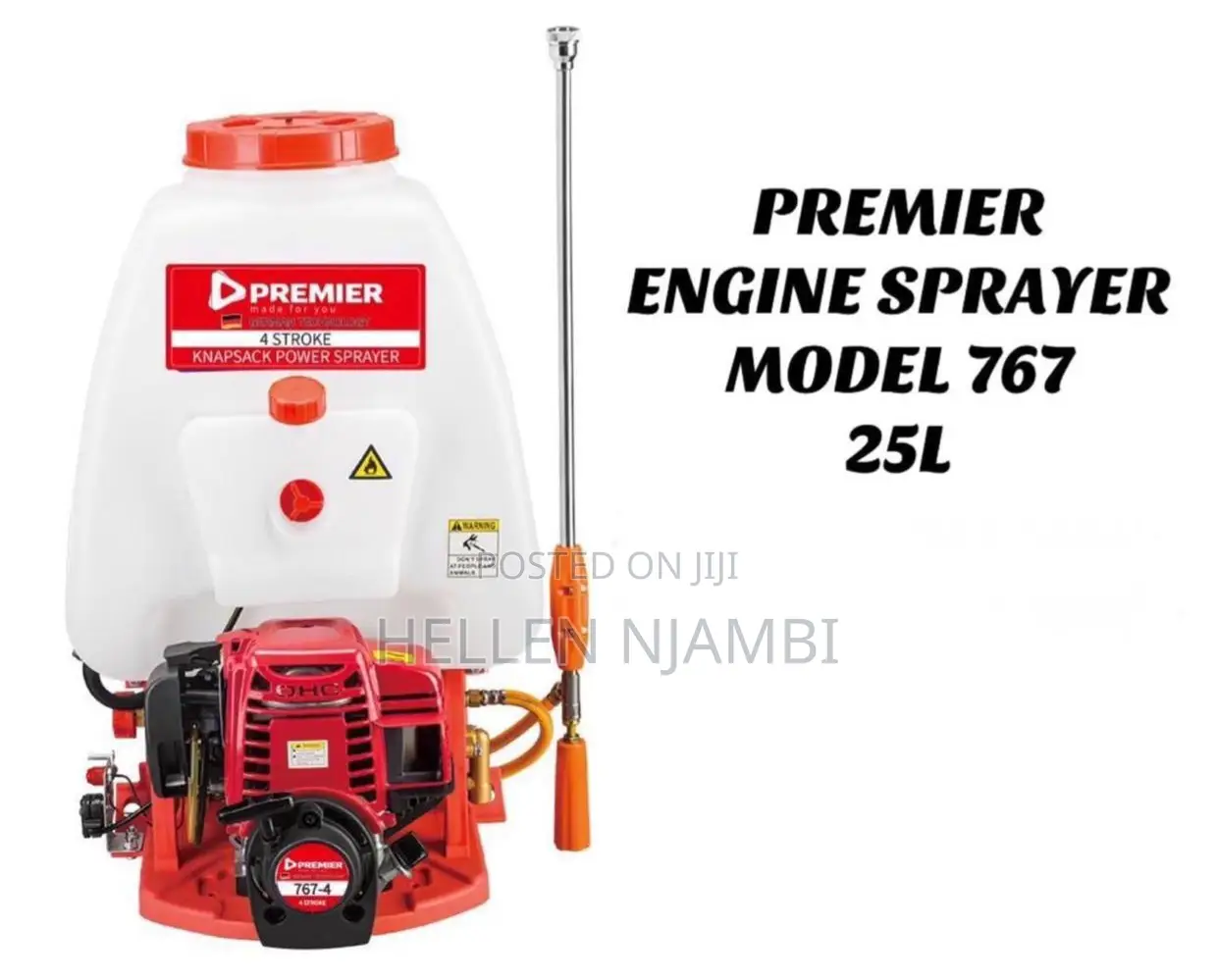 Premier Engine 25litres Knapsack Sprayer - Four Stroke