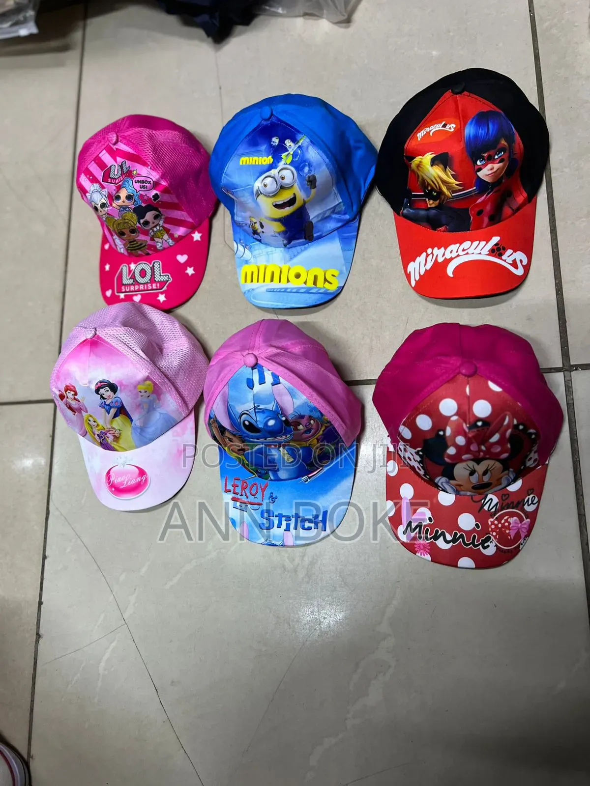 Kids Cartoon Themed Caps
Available