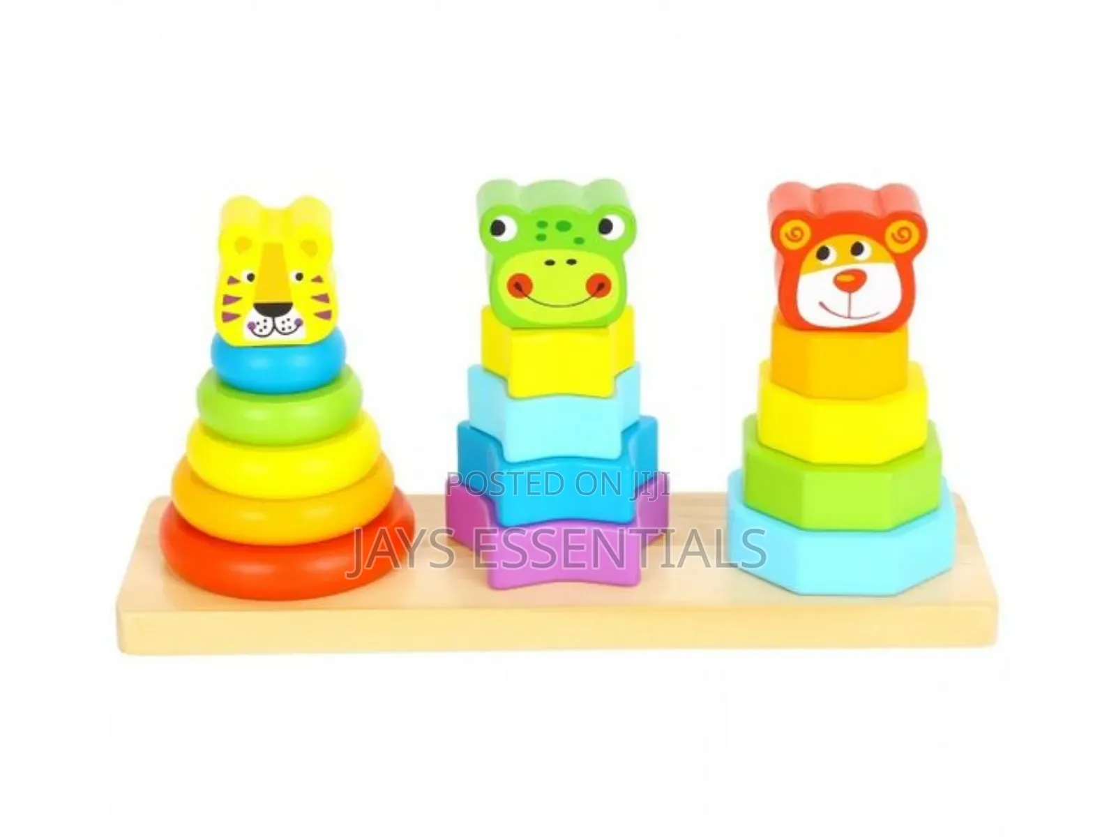 Montessori Animal Stacking Toy : Wooden