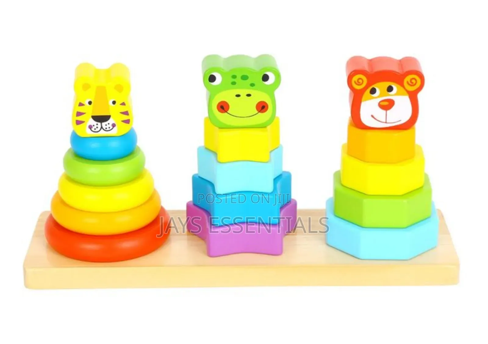 Montessori Animal Stacking Toy : Wooden