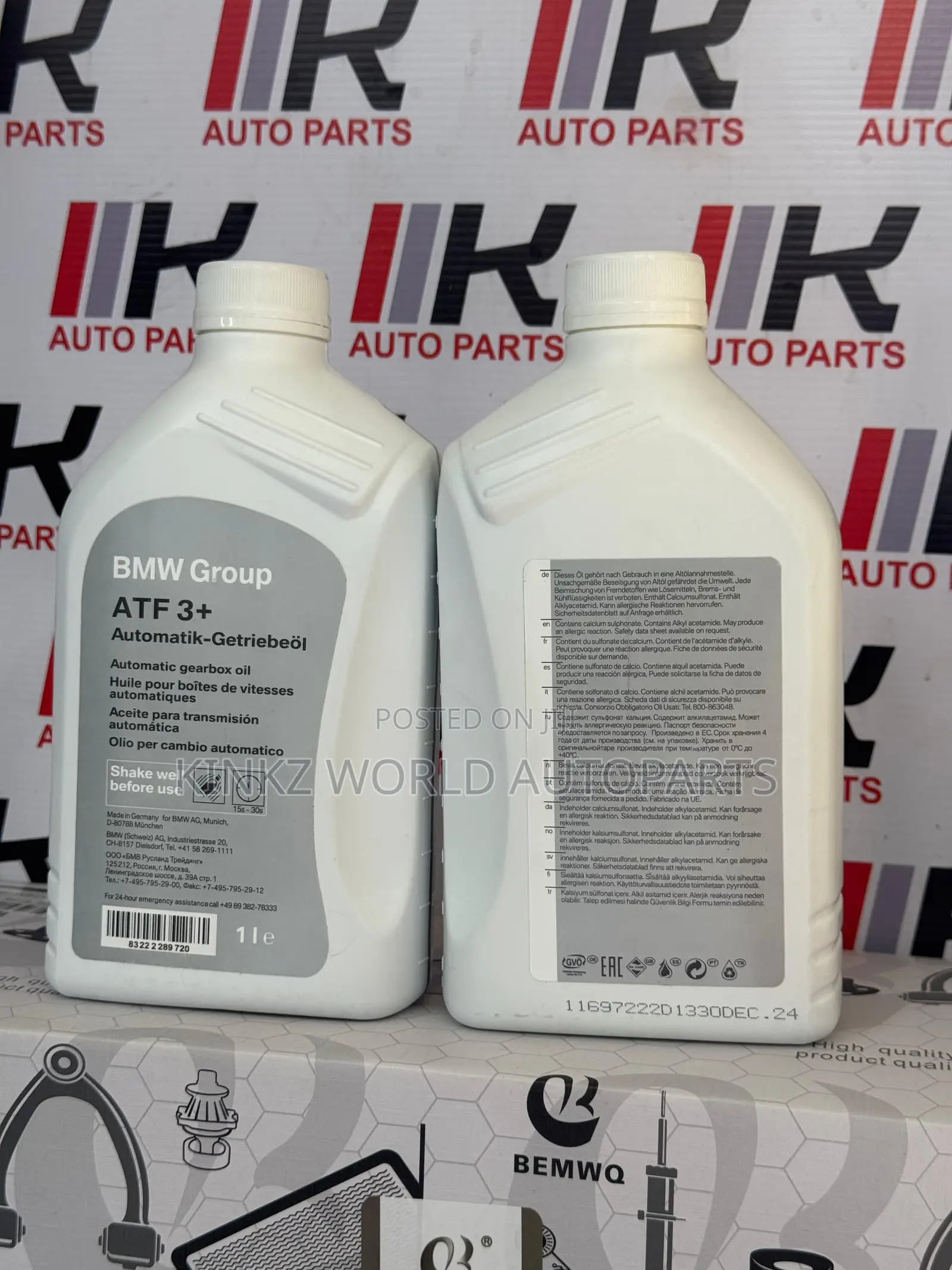 BMW Atf3+ Fluid Fully Synthetic Automatic Transmission Fluid