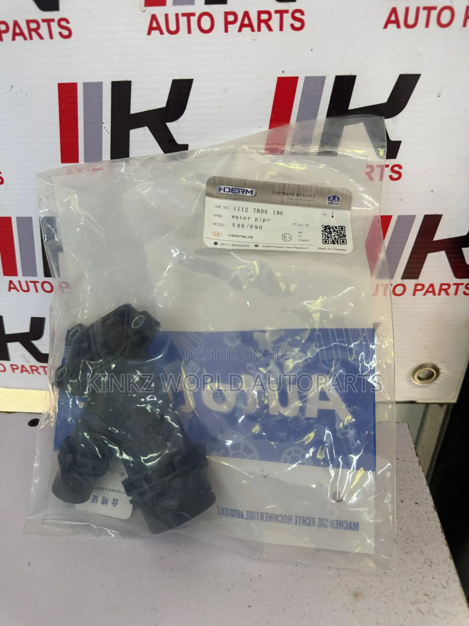 BMW Coolant Flange Upper Left, Cylinder Head,