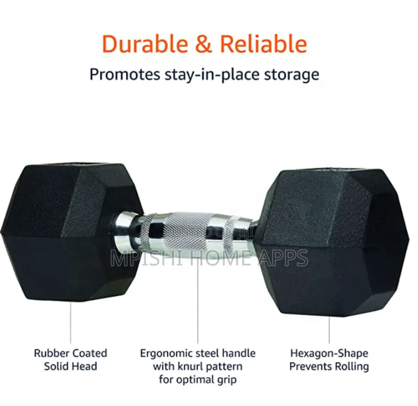 Hexagon Dumbbells 2.5kgs - 50kg