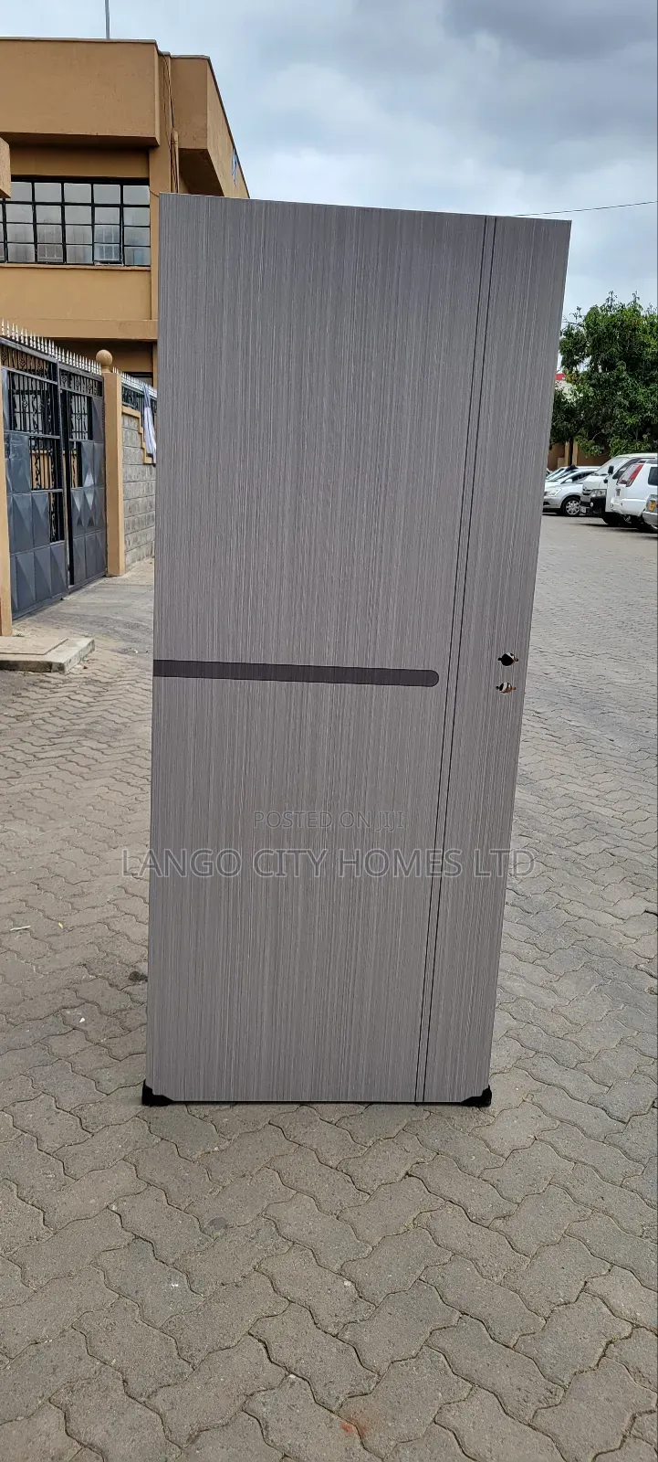 Gray Full Solid Wooden Interior Doors