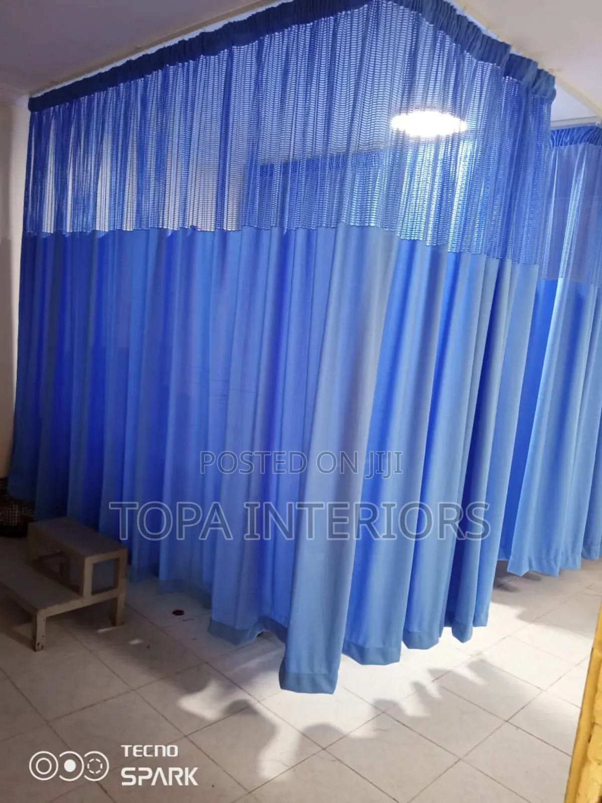 Quality Blue Hospital Curtains for Ward Partition Curtains