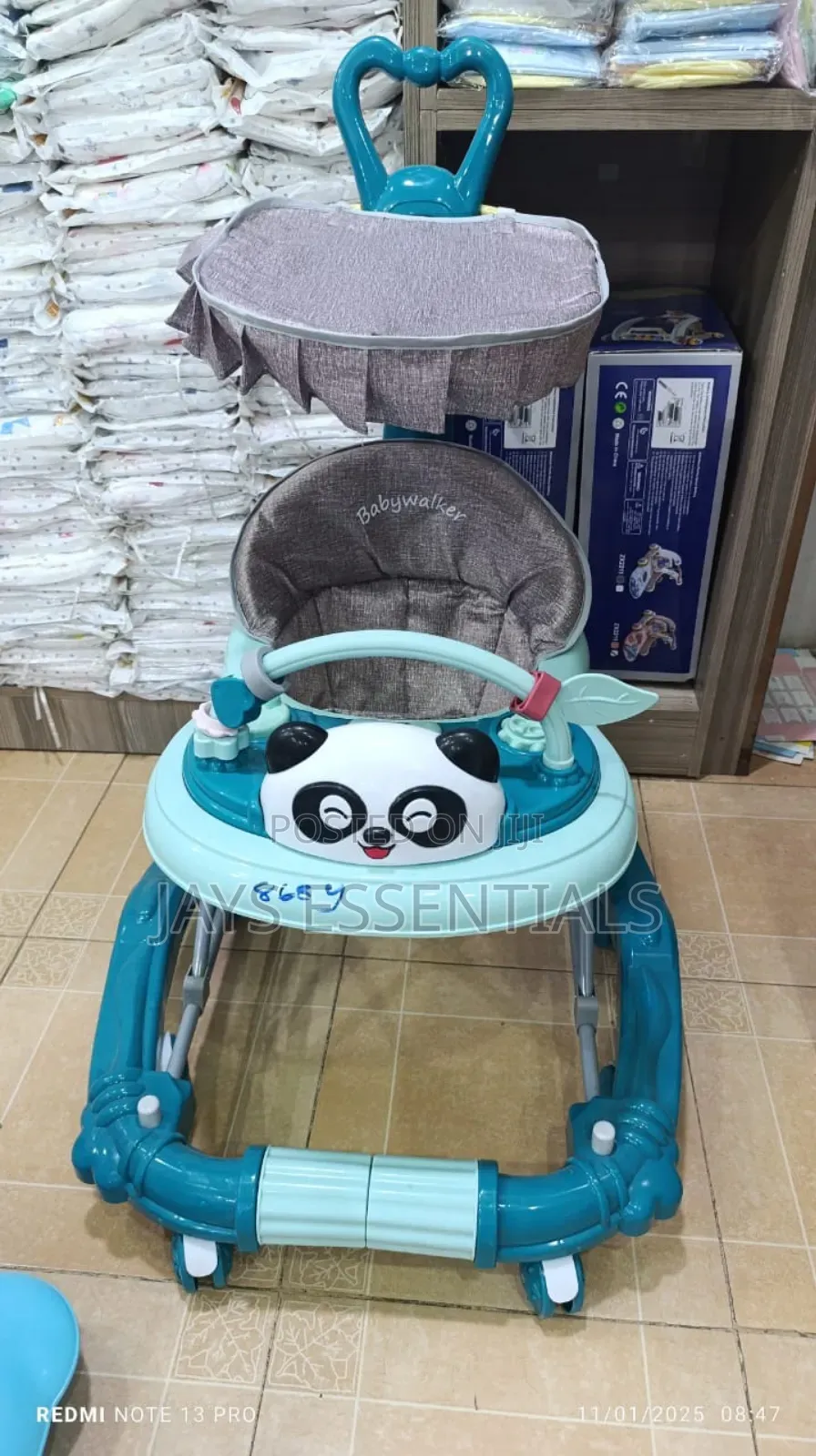 2 in 1 Baby Walker With Shade