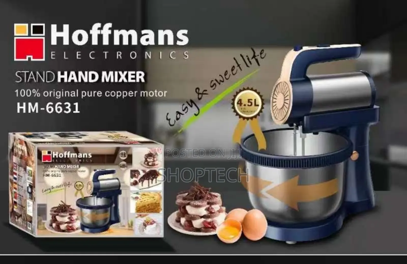Hoffmans Stand Mixer 4.5litres