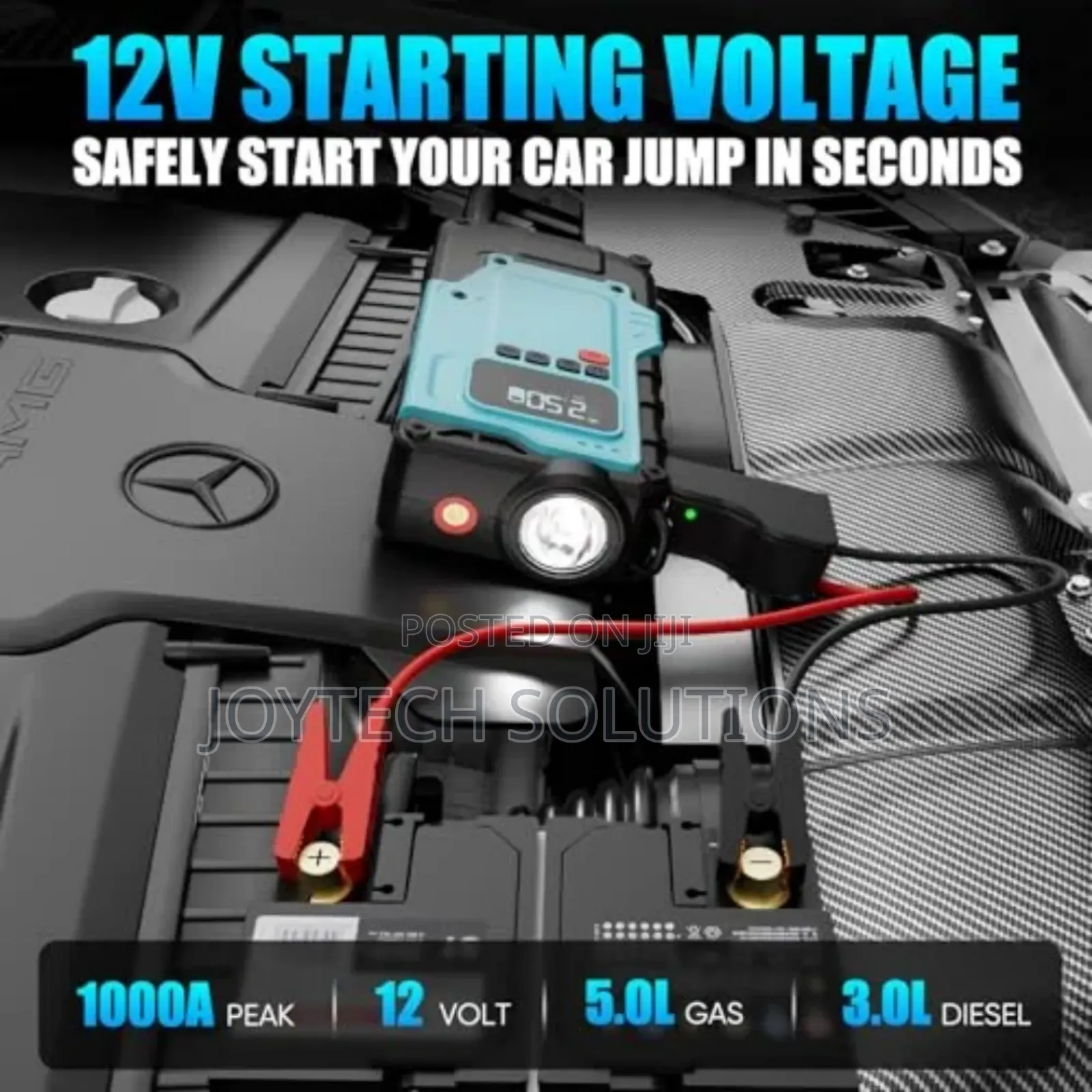 Motorcycle Jumpstater With Air Pump And Power Bank Charger