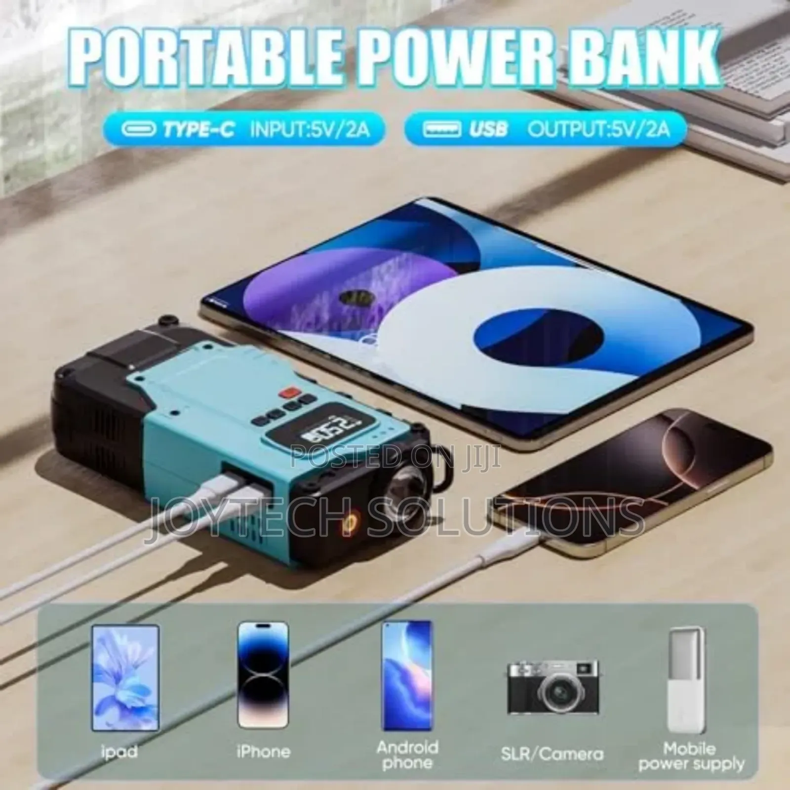 Motorcycle Jumpstater With Air Pump And Power Bank Charger