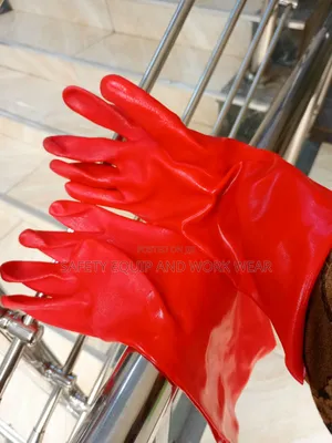 Pvc Gloves For High Abrasion Tasks.