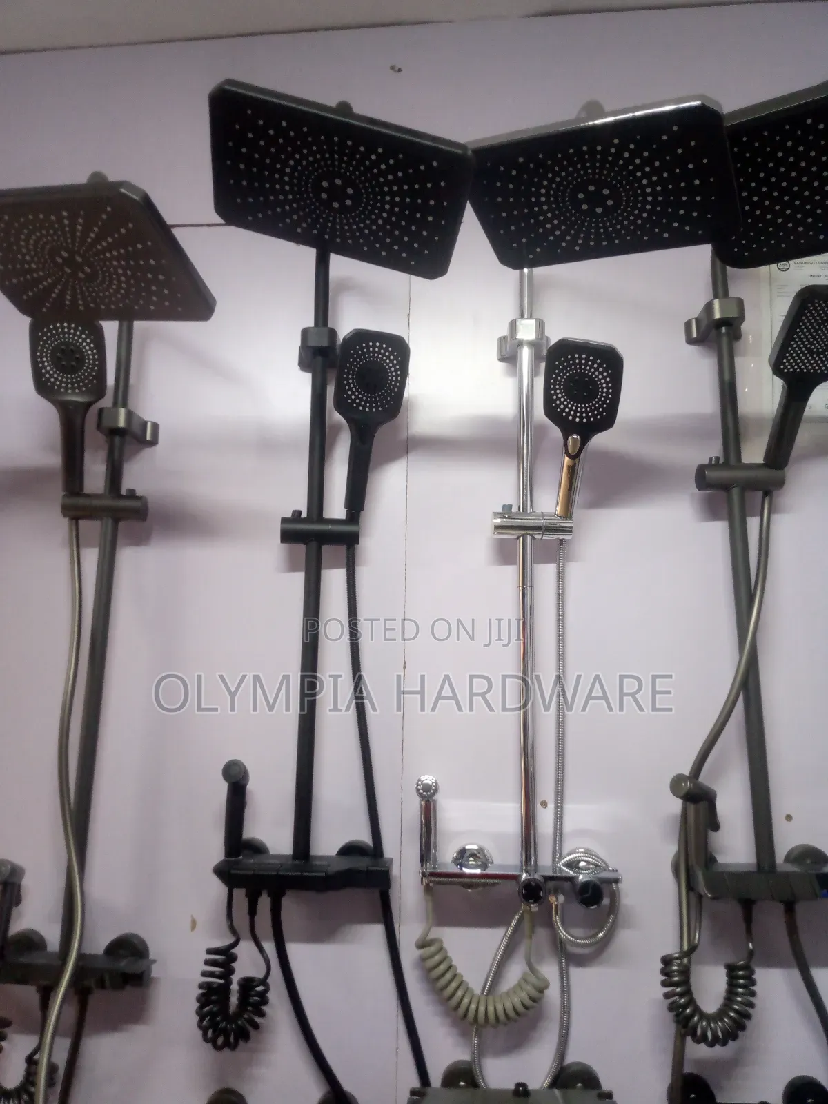 Piano Shower Mixer +Digital Display With Led Light