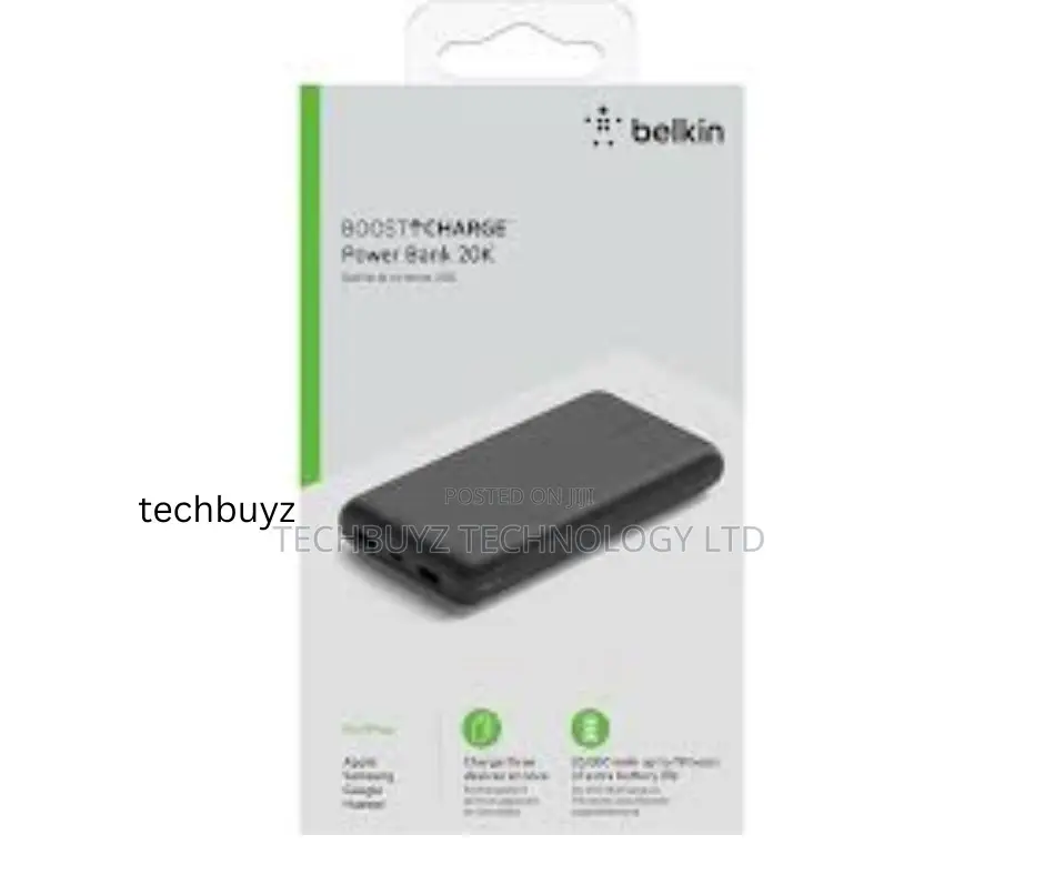 Belkin Power Bank, 15w Usbc In, Usba Out, WHT