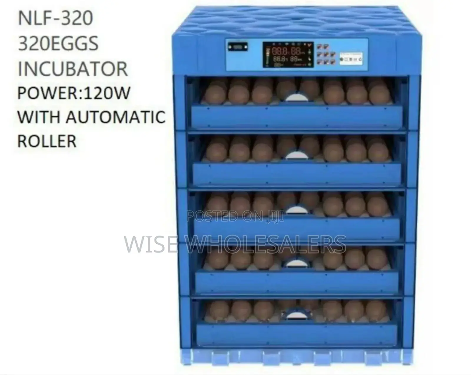 320 Eggs Egg Incubator With Automatic Transmission 120w