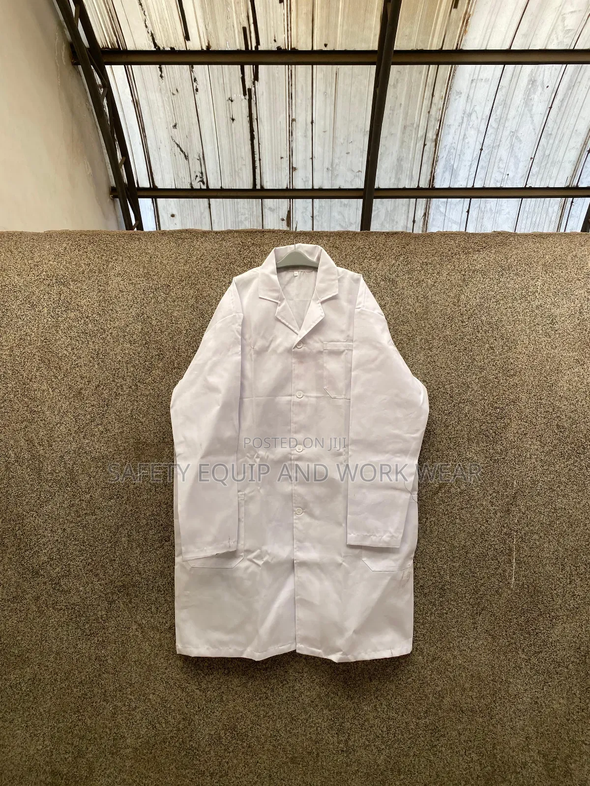 White Work Wear Lab Coats For Pharma Staff.