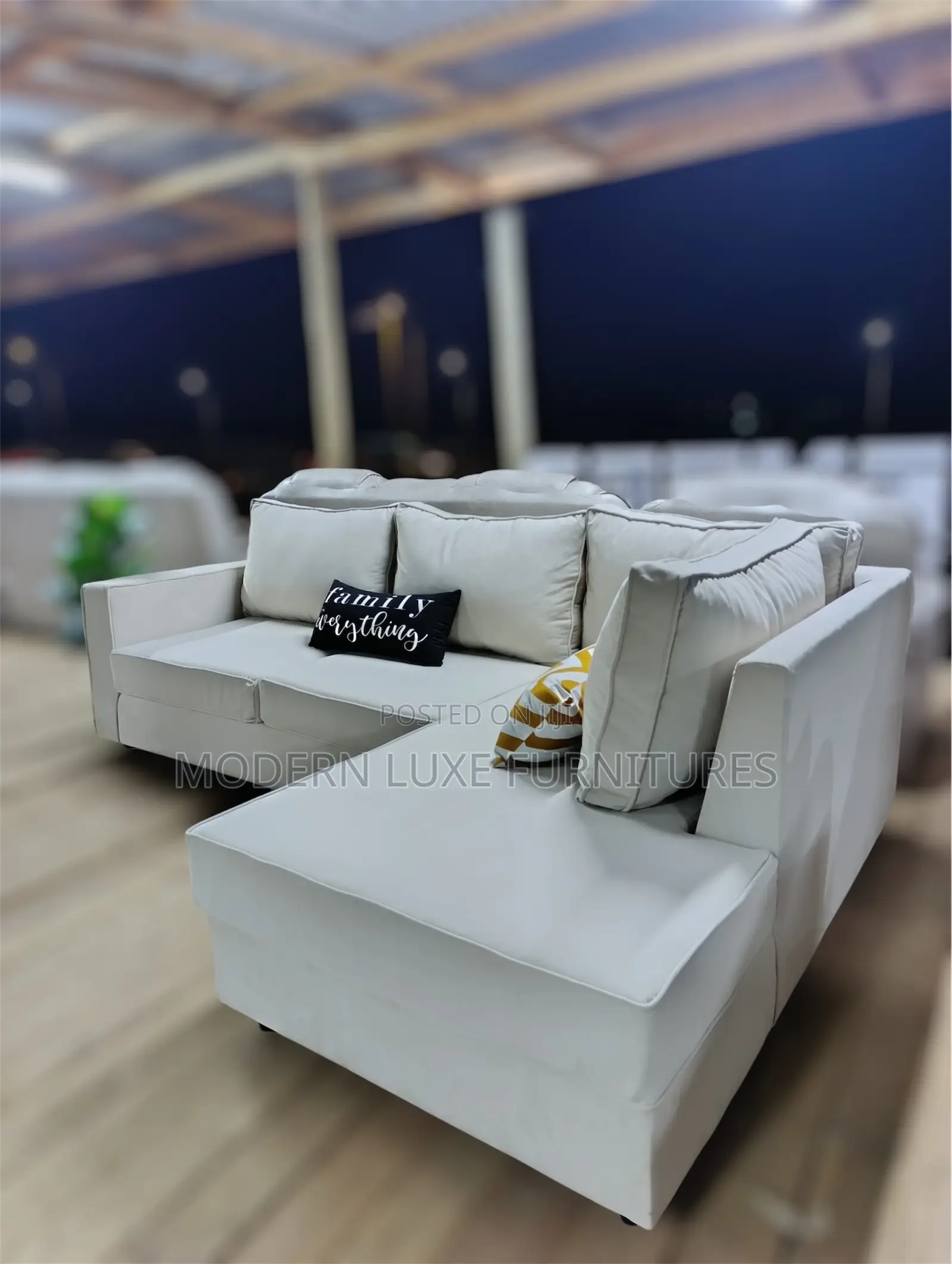 Elegant L Sofa