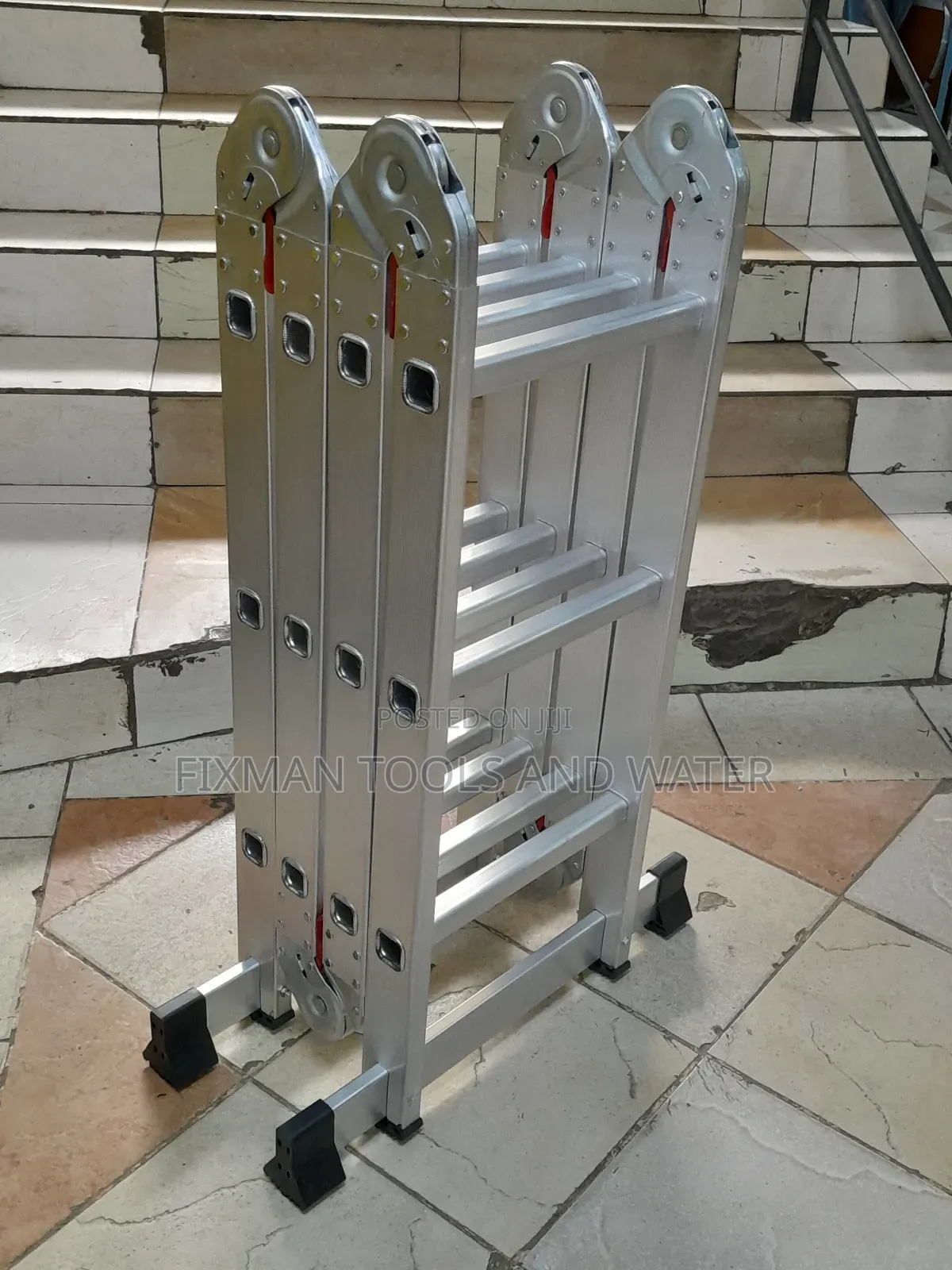 Strong Aluminium Ladder 12 Ft 150 Kg Max Load