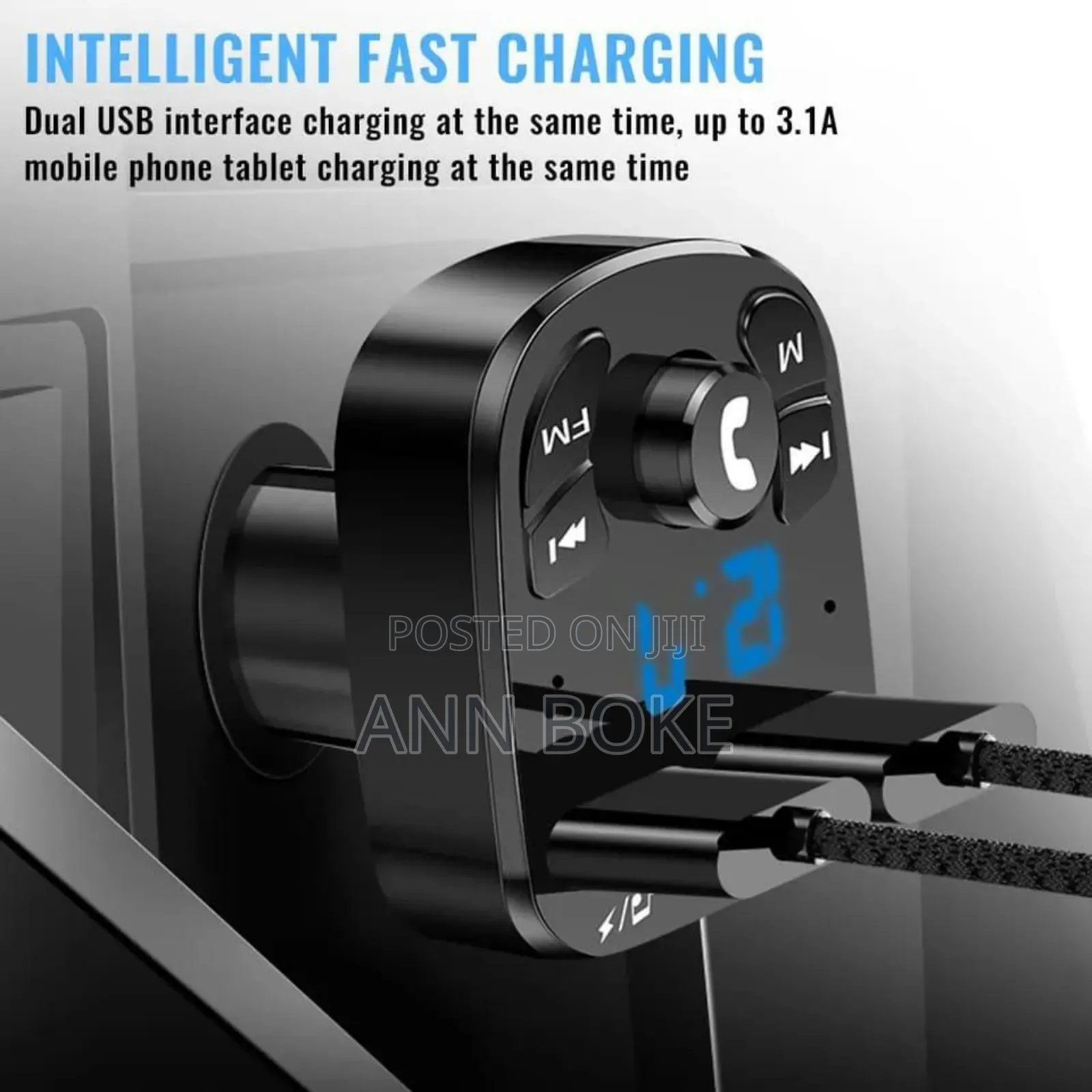 Car Charger Fm Transmitter,Mp3 Player , Hands Free Call