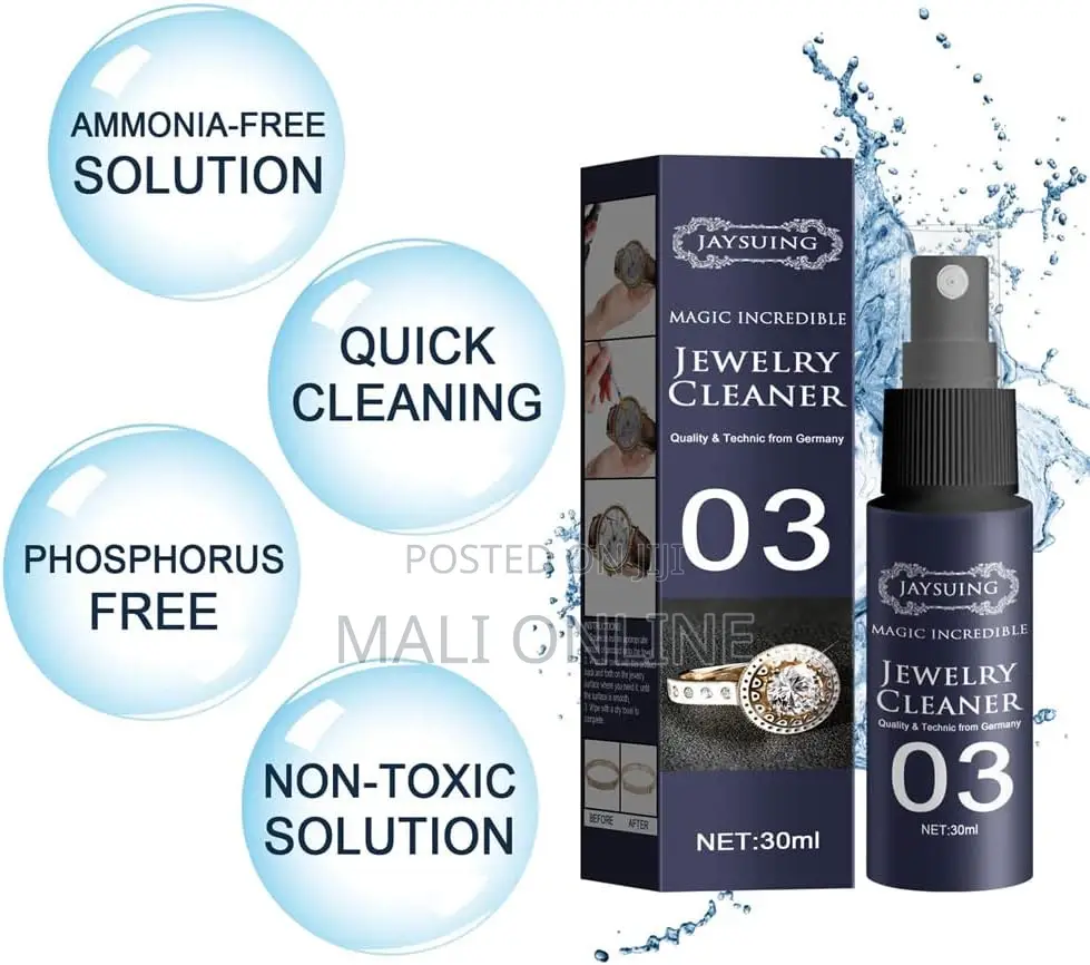 30ml Anti-tarnish Jewelry Cleaning Spray Instant Cleaner