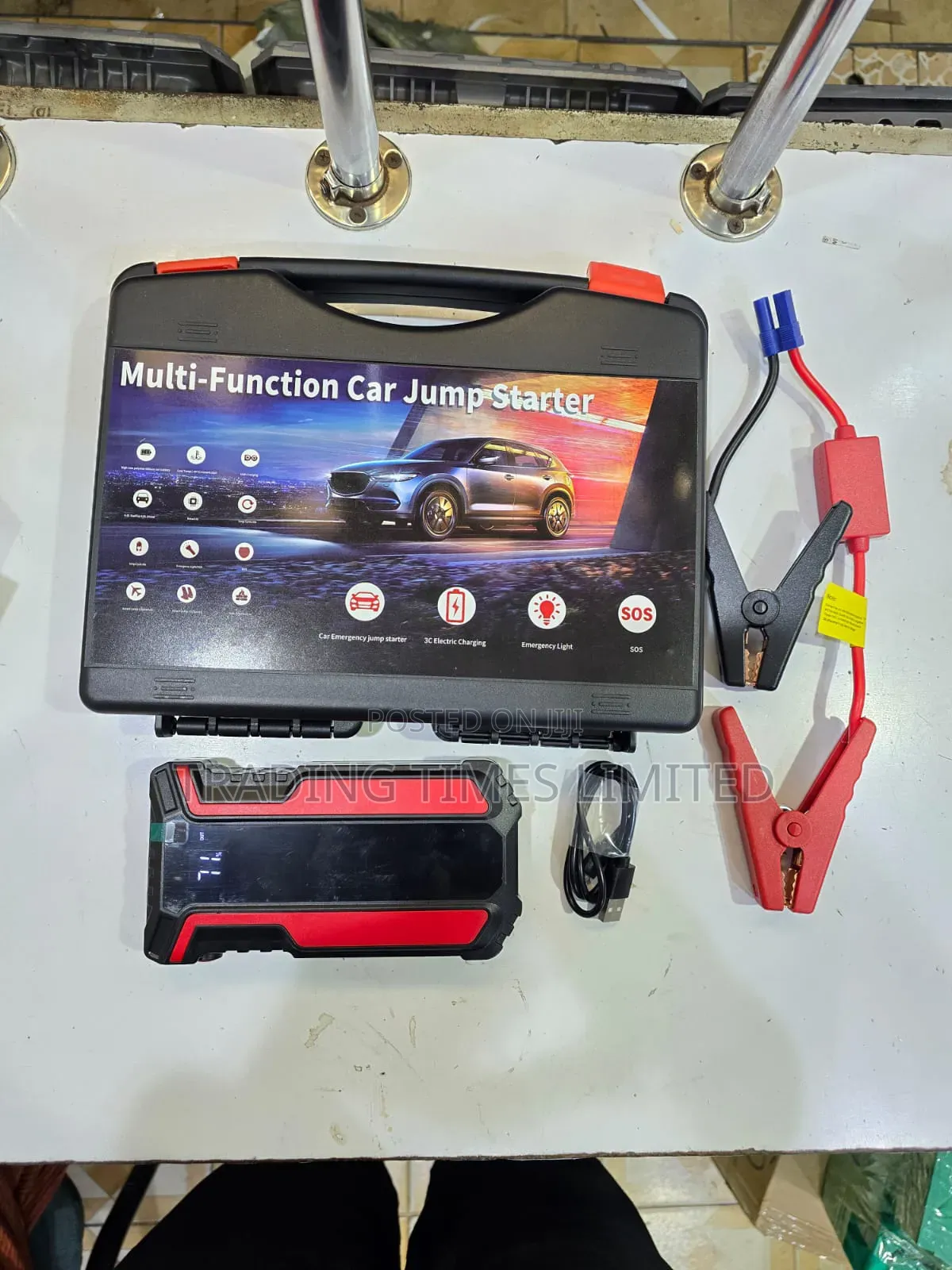 Multi-Functional Car Jump Starter Without Tyre Inflator