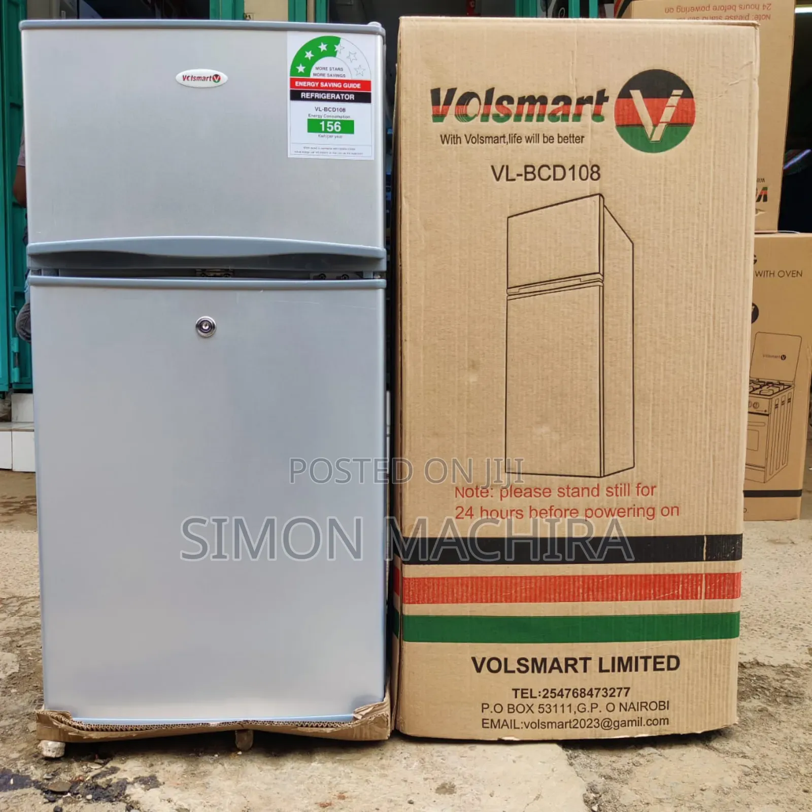 Volsmart 108l 2 Door Refrigerator