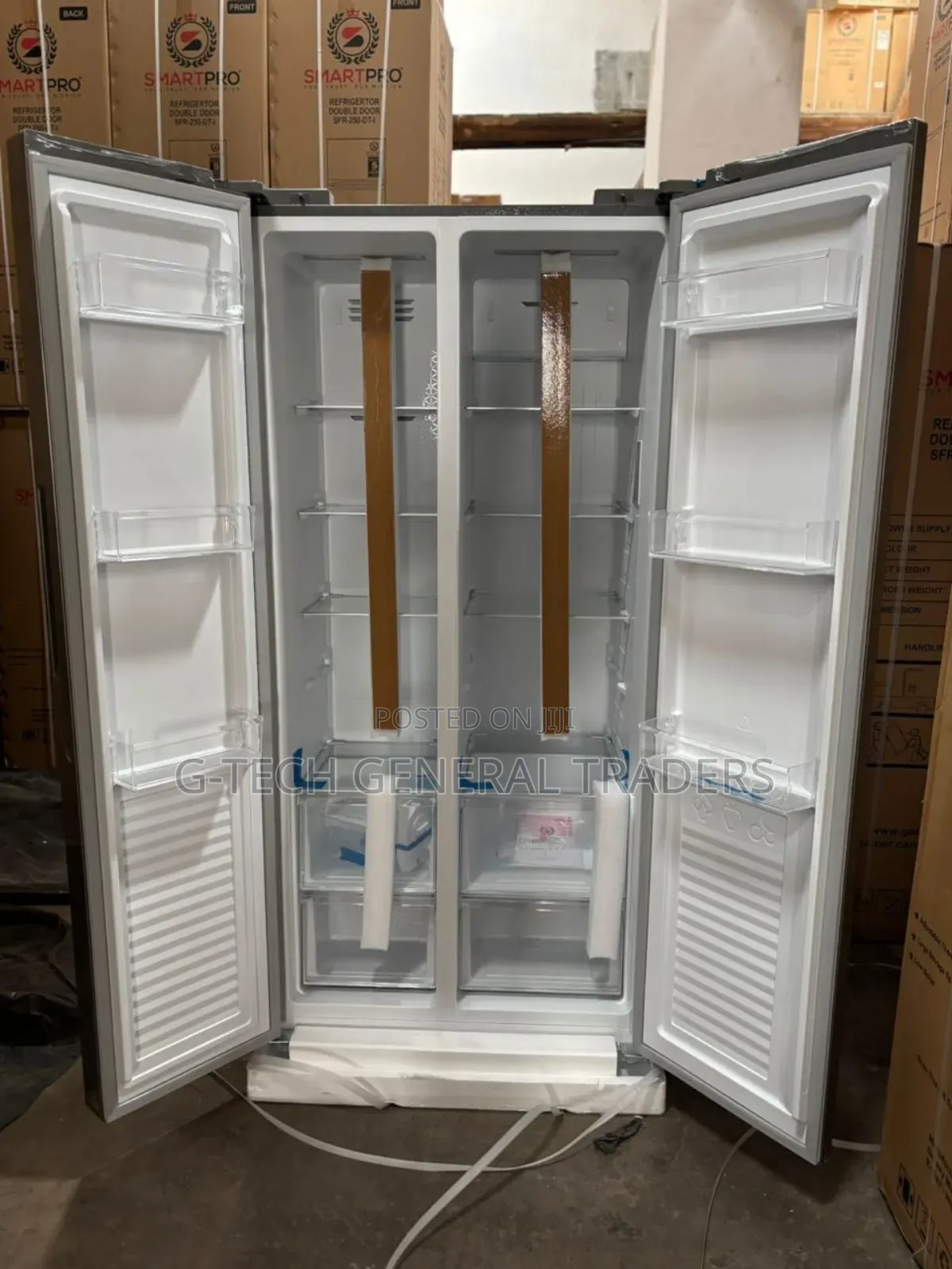 Smartpro 2 Door Side By Side 450l Refrigerator