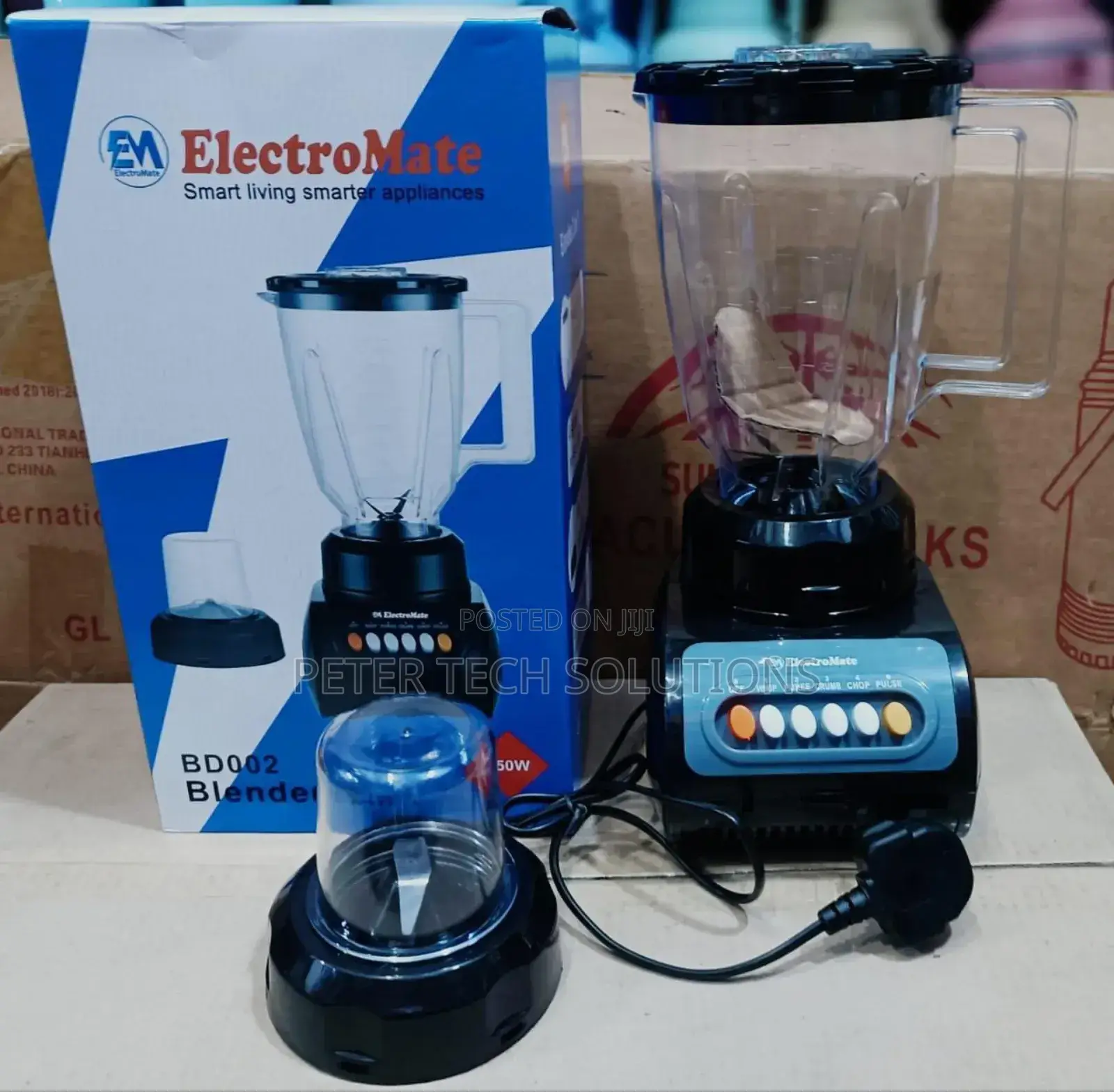 2in1 Black Electromate Blender
