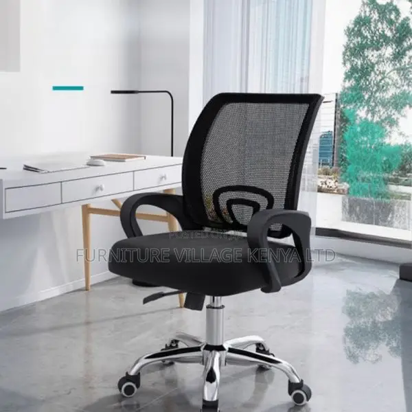 Office Chair: Clerical Office Seat (Upholstered Material)
