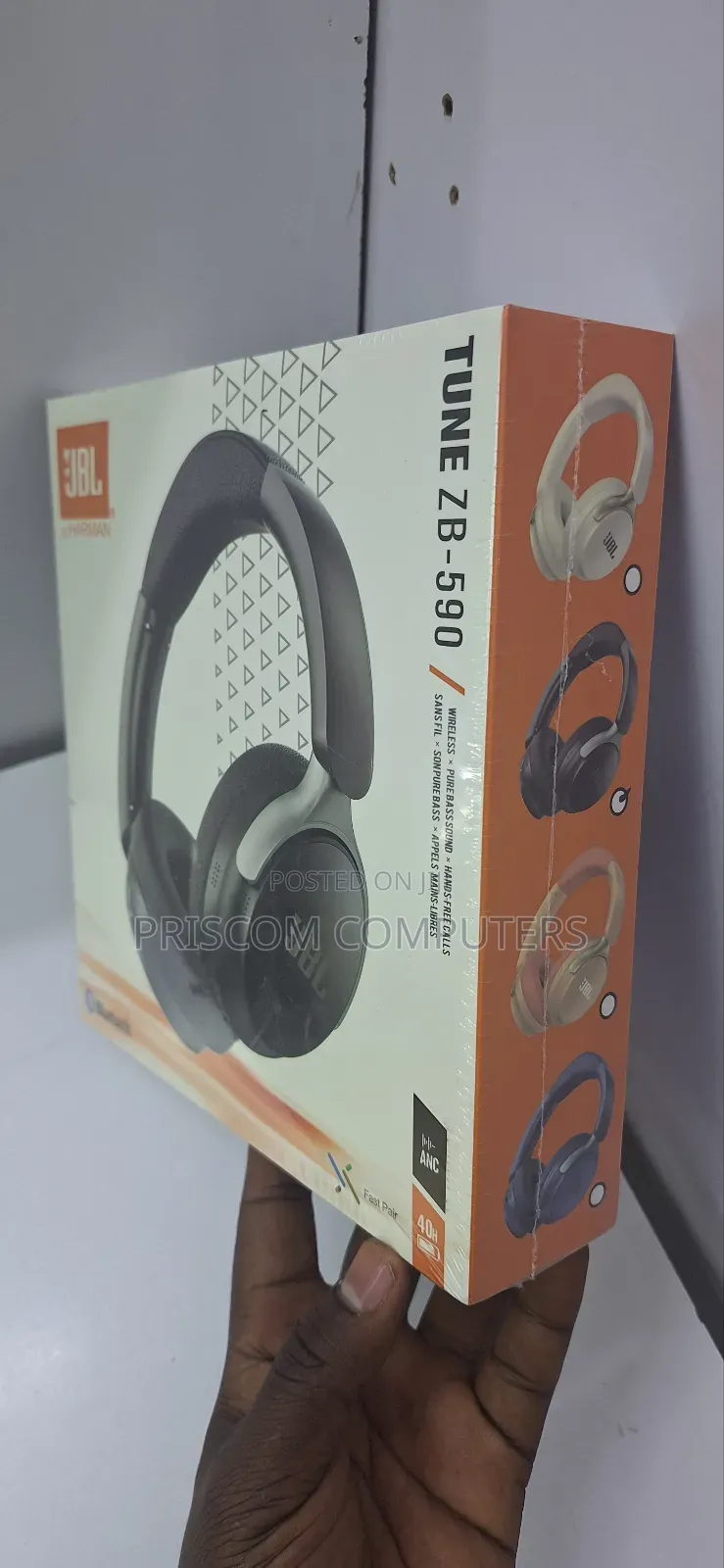 JBL by Harmam Pure Bass Headphones 40h Bluetooth