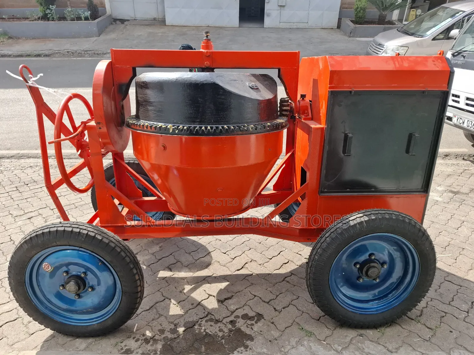Titan 6.5hp Diesel Concrete Mixer-500ltrs
