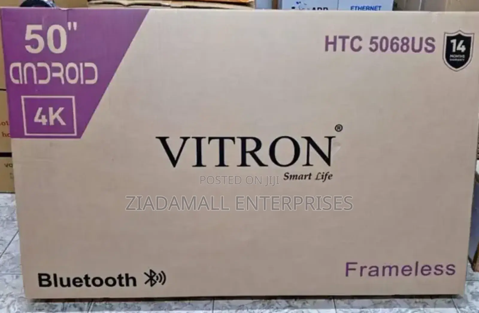 Vitron Smart Tv 50 Inches With Bluetooth